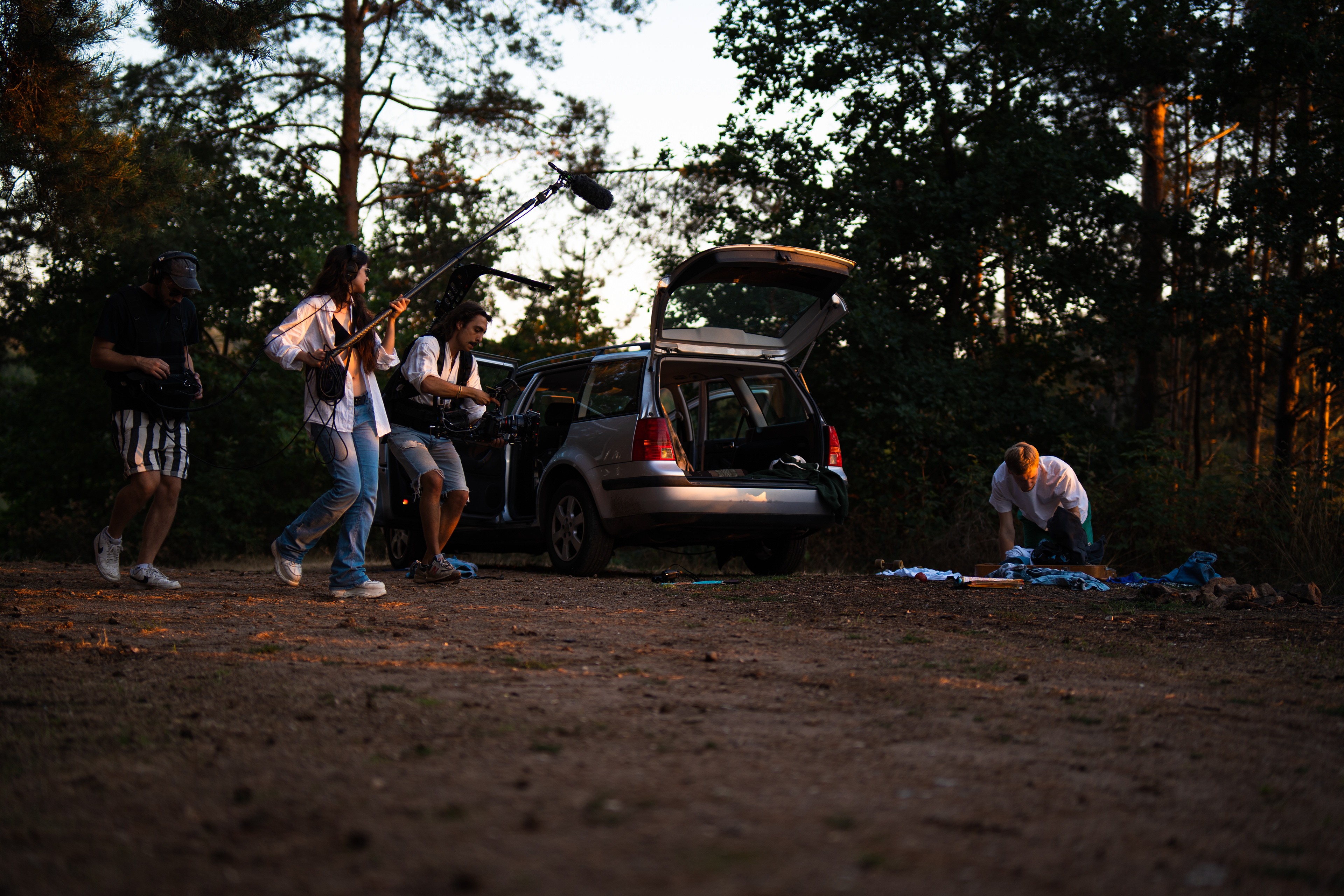 catching the last sun rays of the day