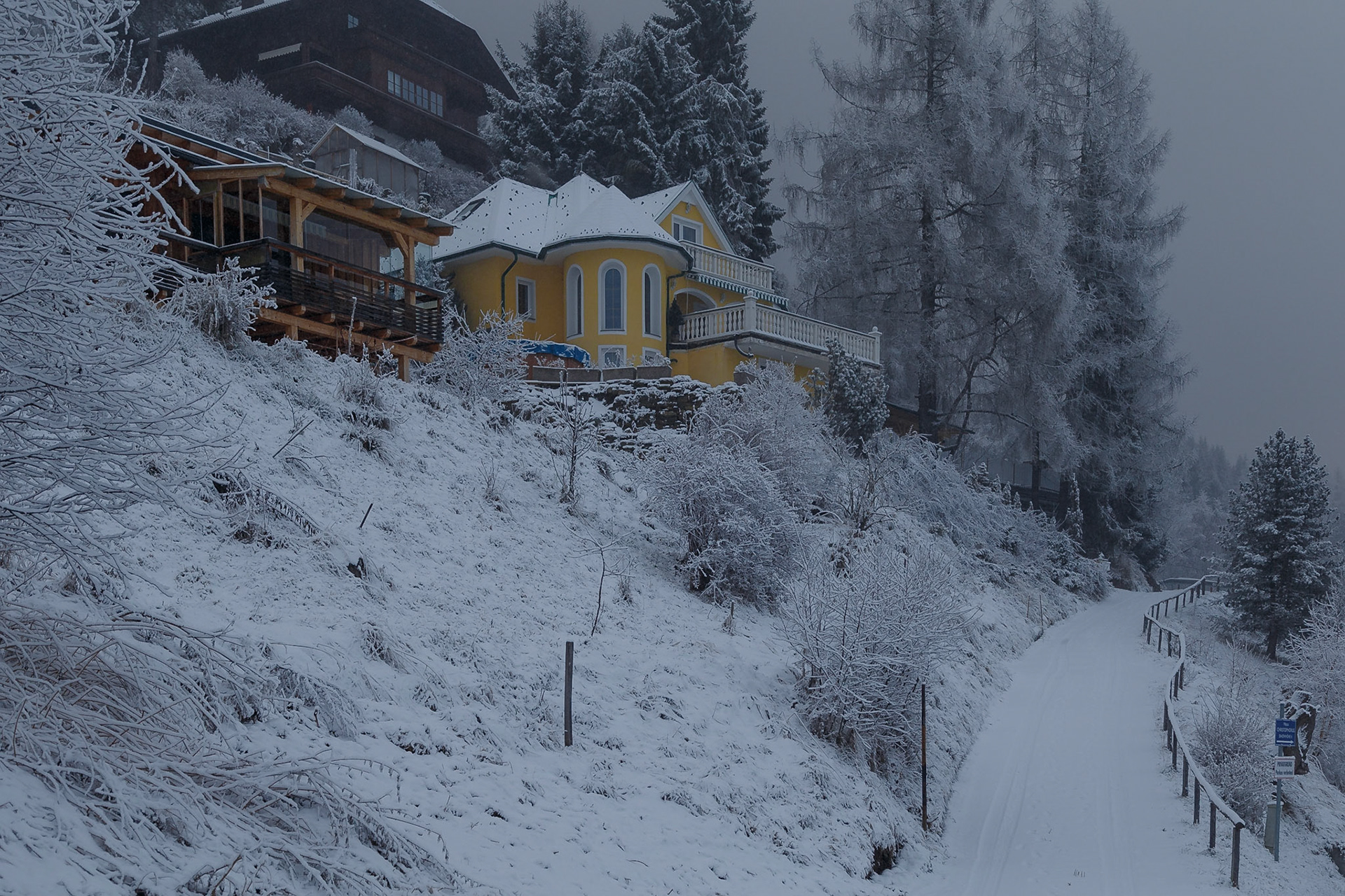 Simonhöhe bei Sankt Urban / Kärnten / Österreich