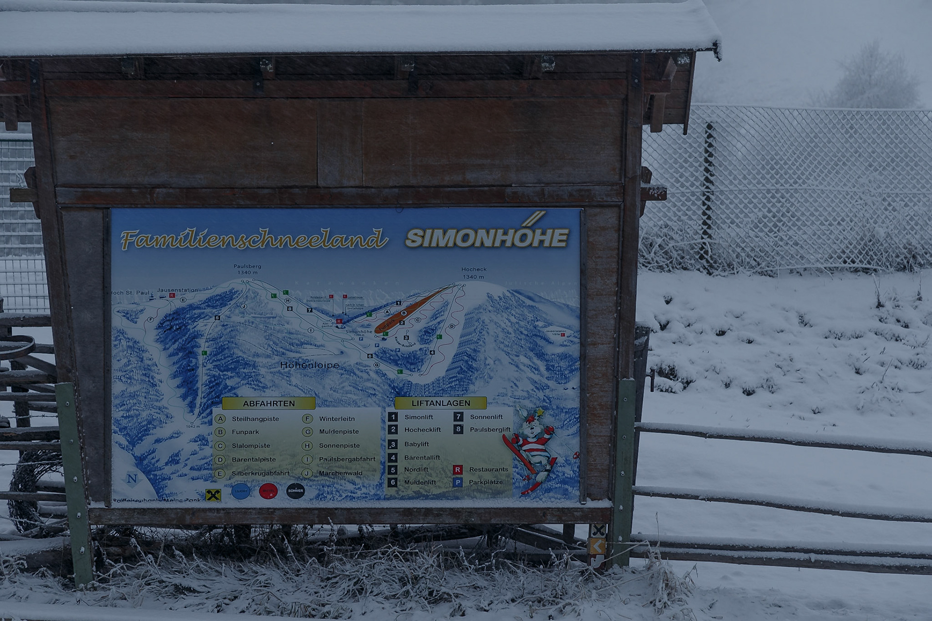 Simonhöhe bei Sankt Urban / Kärnten / Österreich