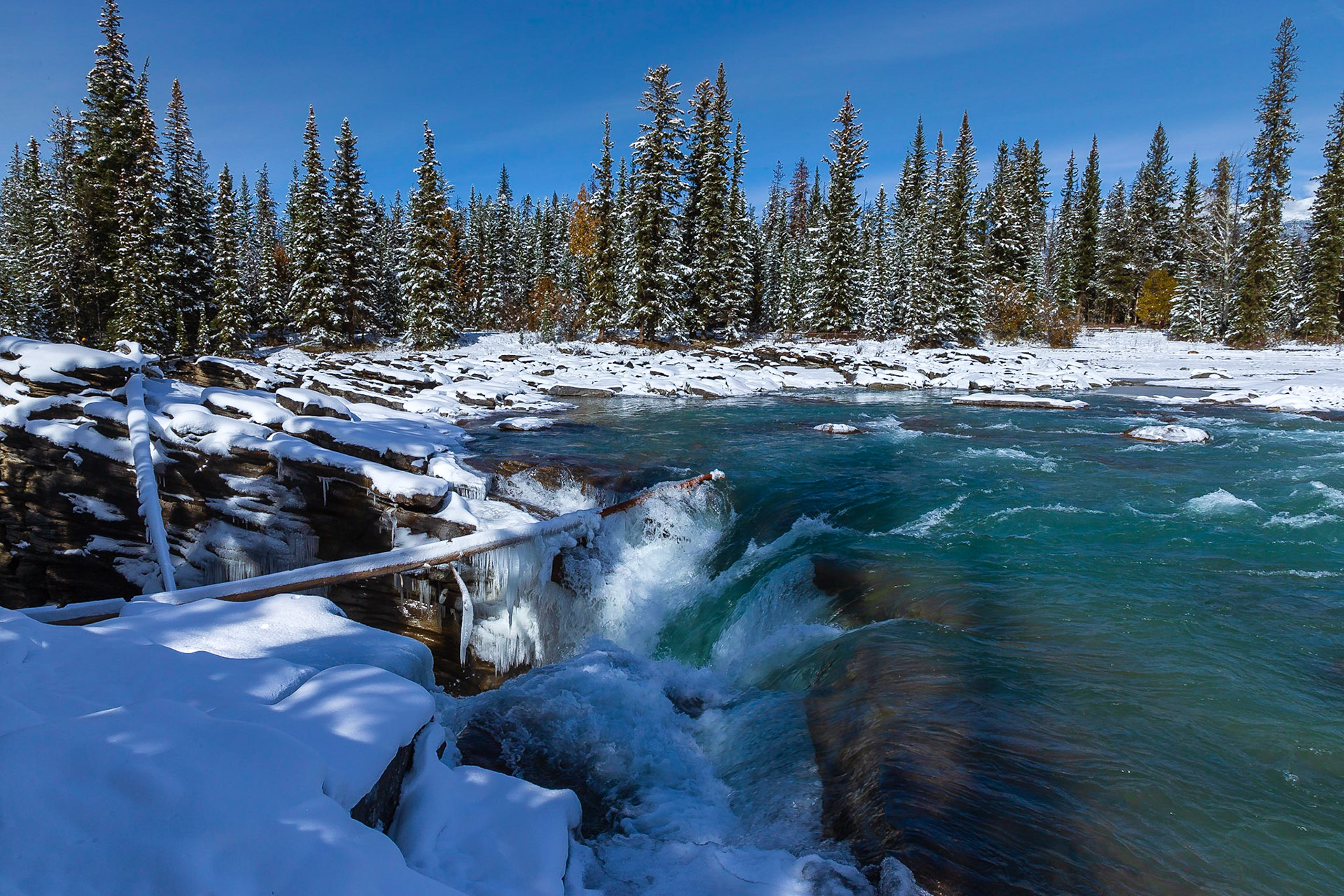 Athabasca Falls Canada West BC
