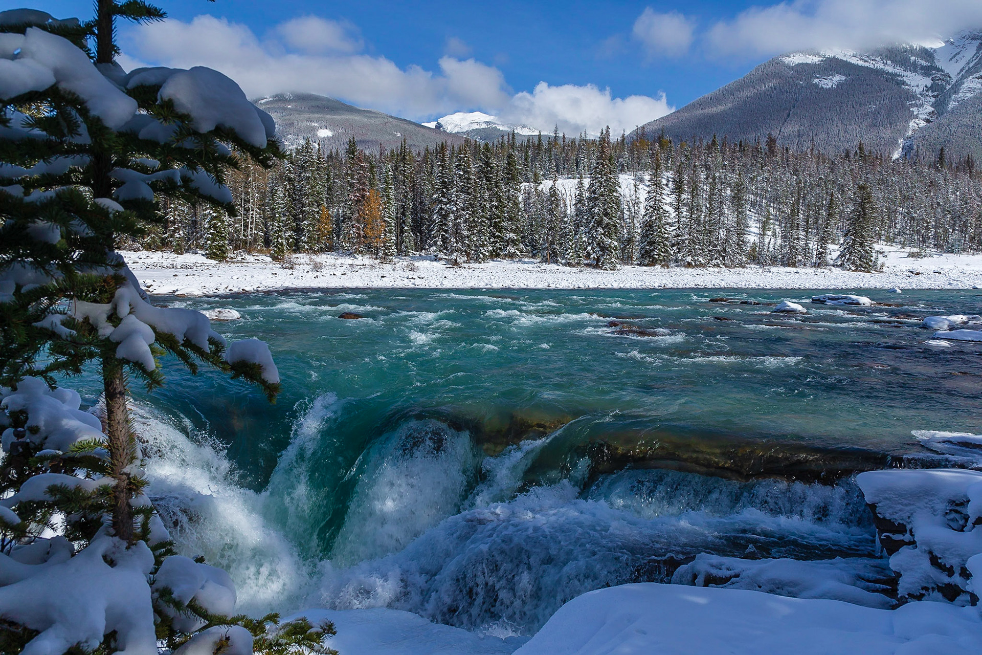 Athabasca Falls Canada West BC