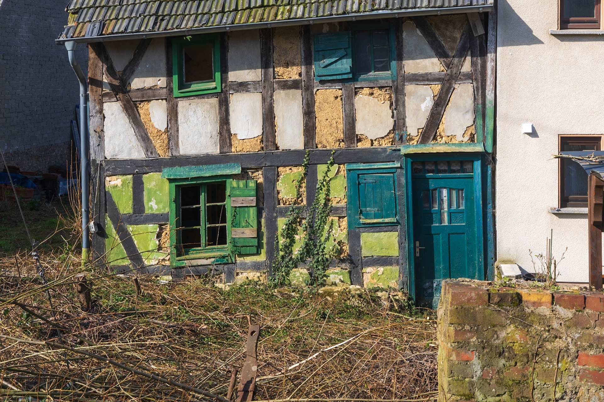 He füe de Düe stond es en janz jrooße Kastanienboum. Dat es jetz all fott.