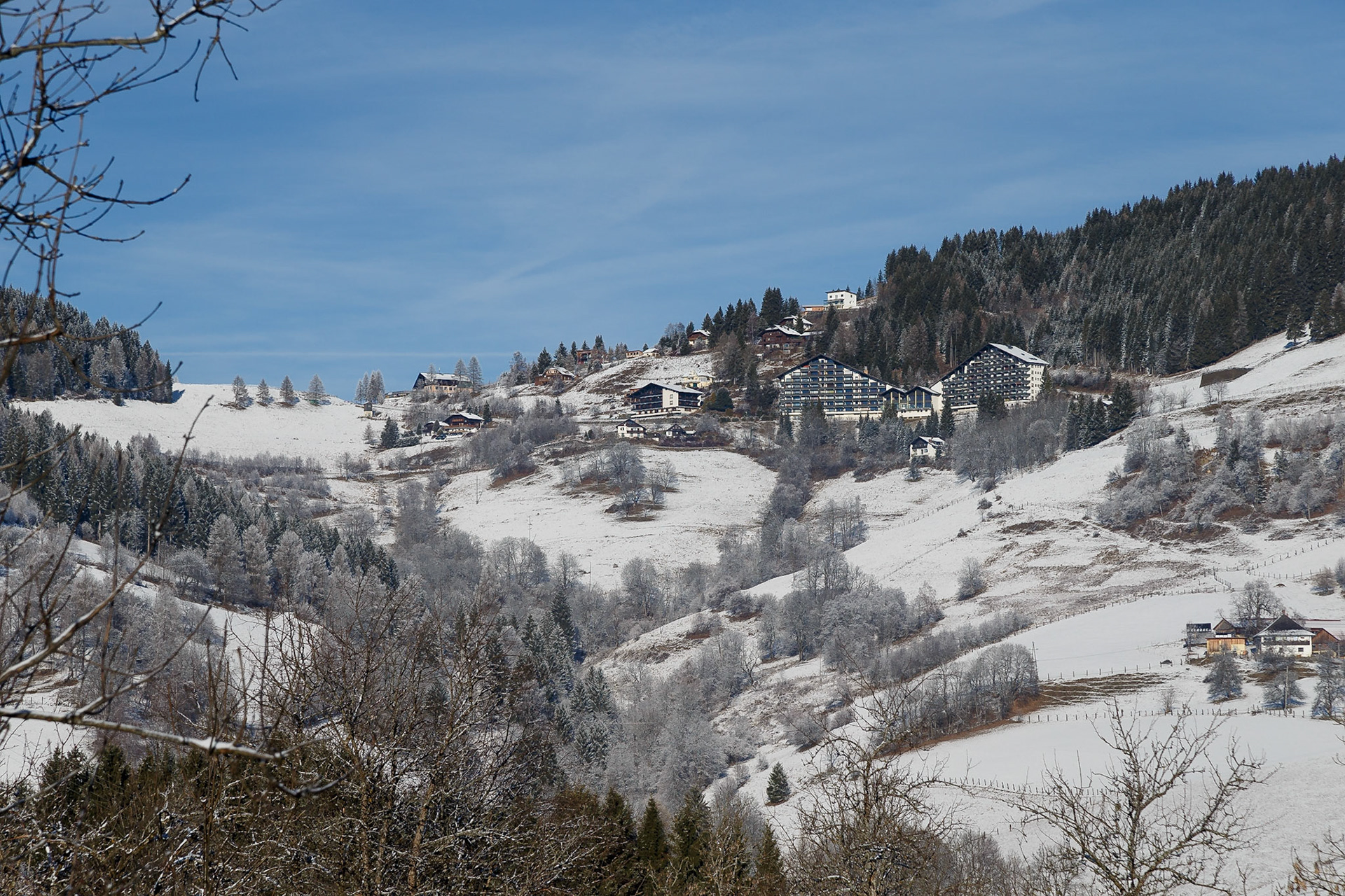 Simonhöhe bei Sankt Urban / Kärnten / Österreich