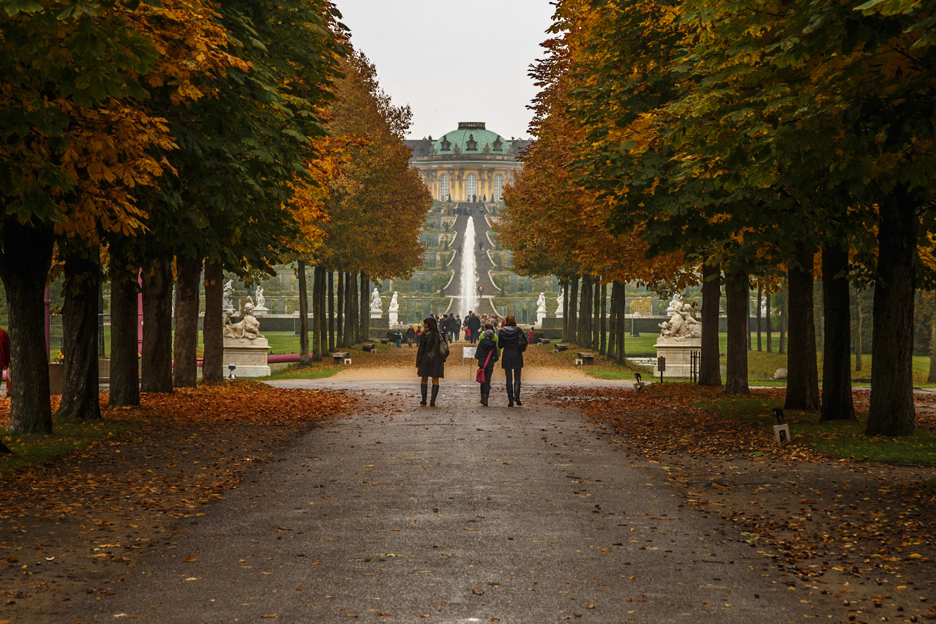 Herbstlicher Schlosspark Sanssouci