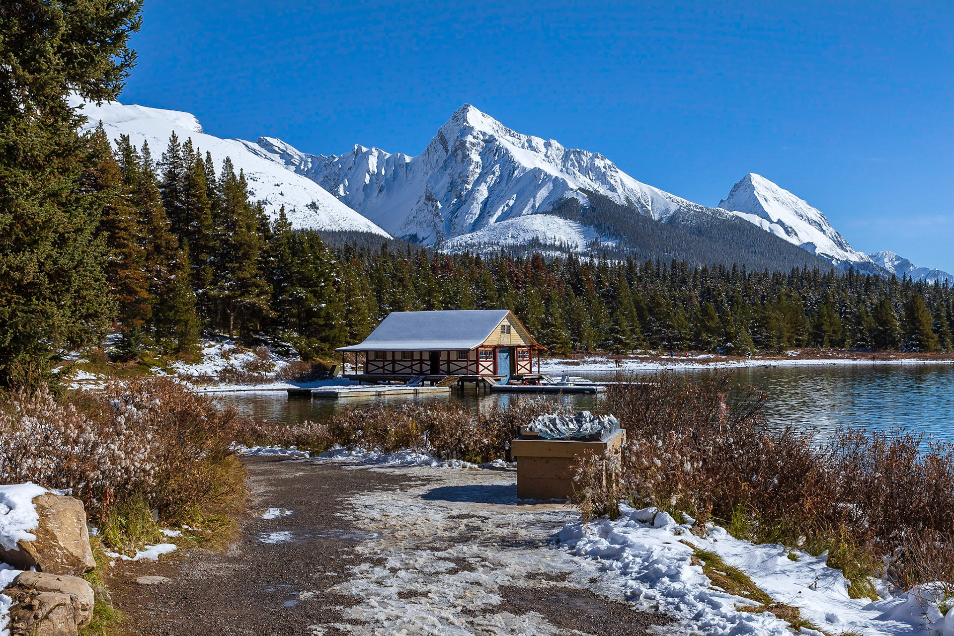 Maligne Lake, Alberta Canada