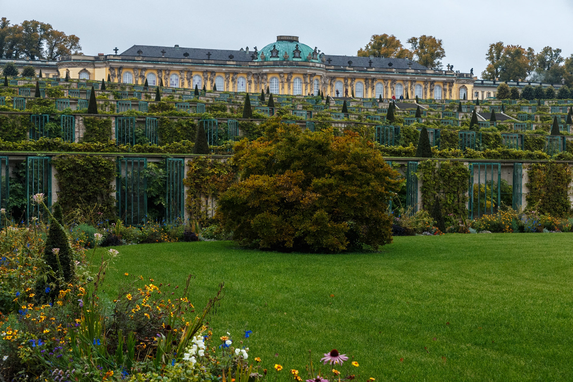 Herbstlicher Schlosspark Sanssouci