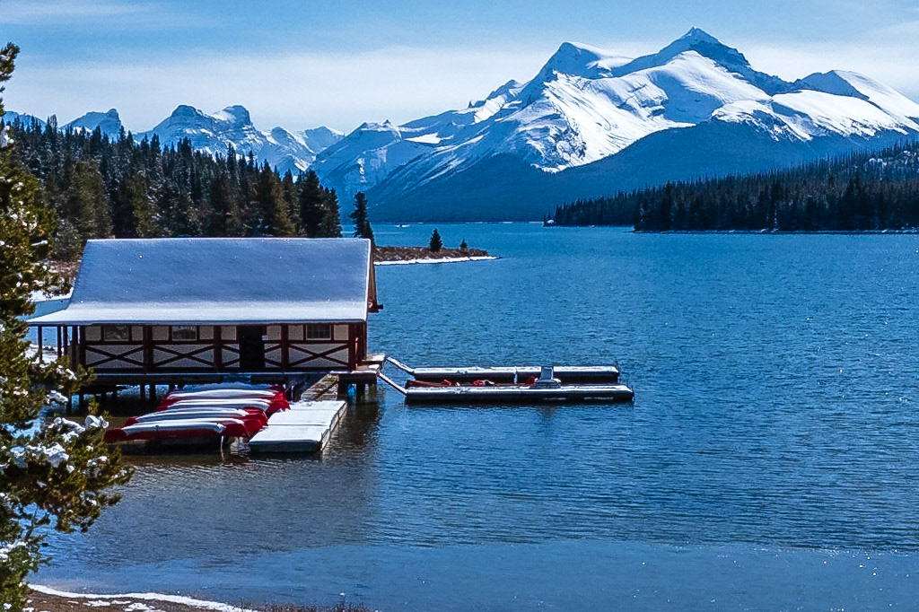 Maligne Lake, Alberta Canada
