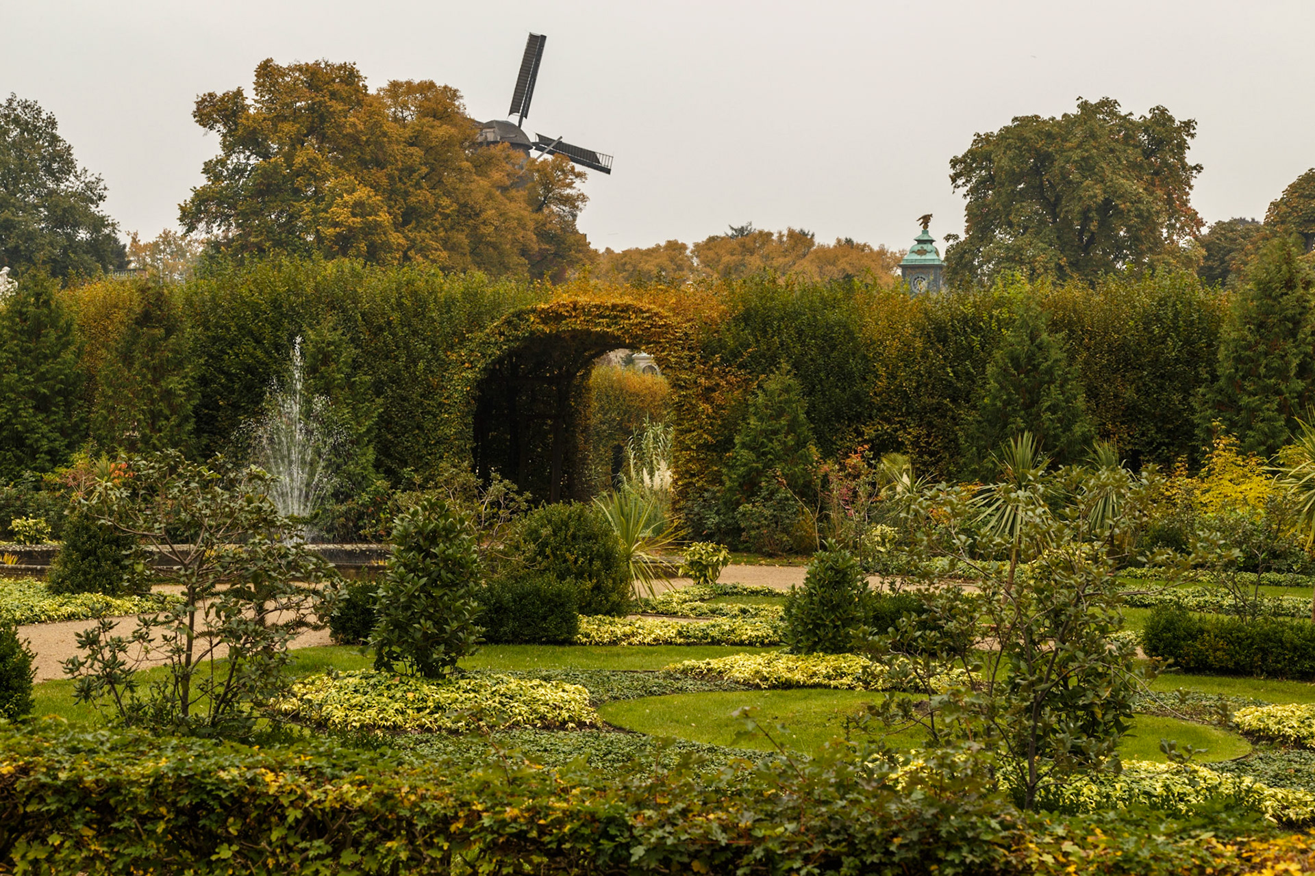 Herbstlicher Schlosspark Sanssouci
