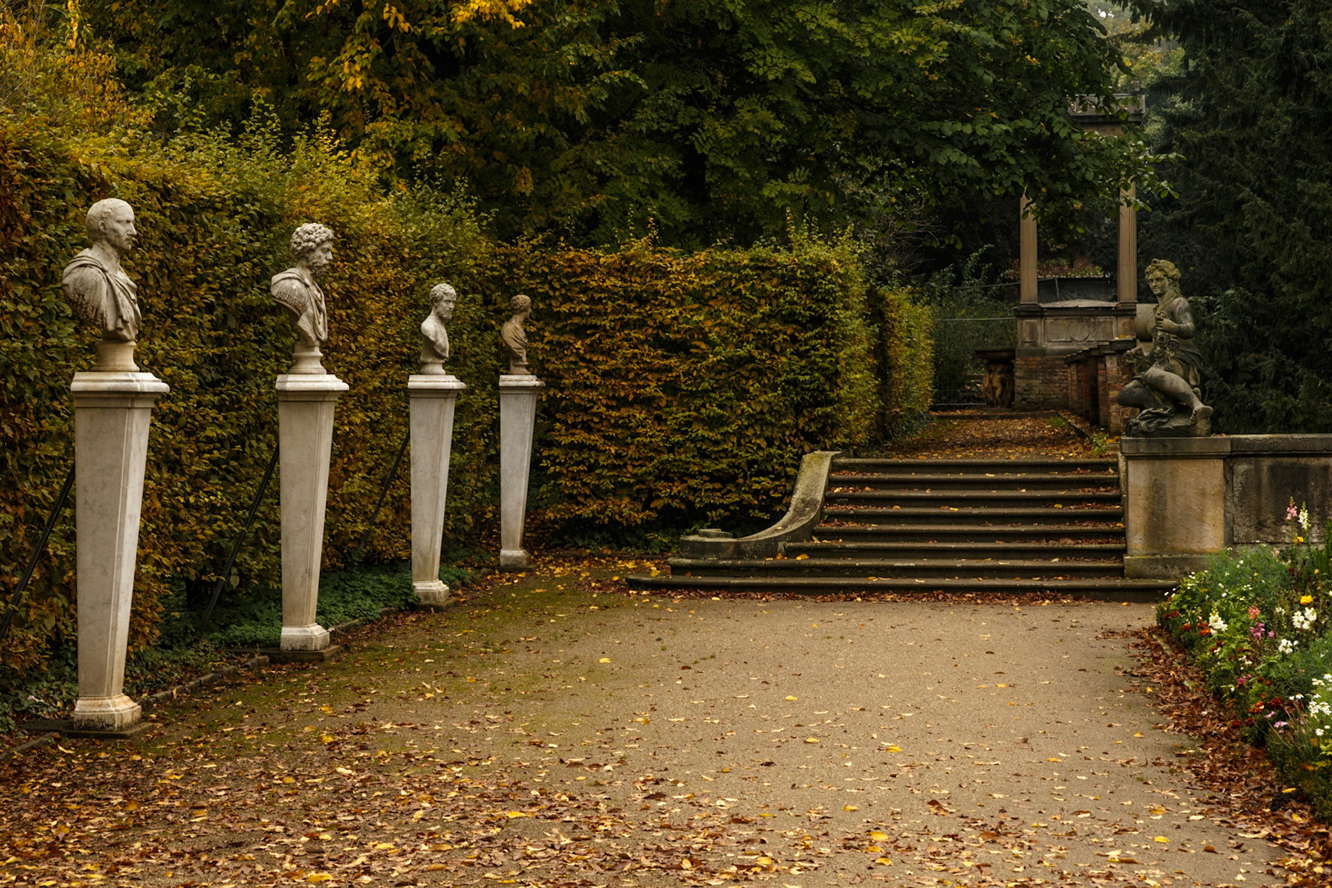 Herbstlicher Schlosspark Sanssouci