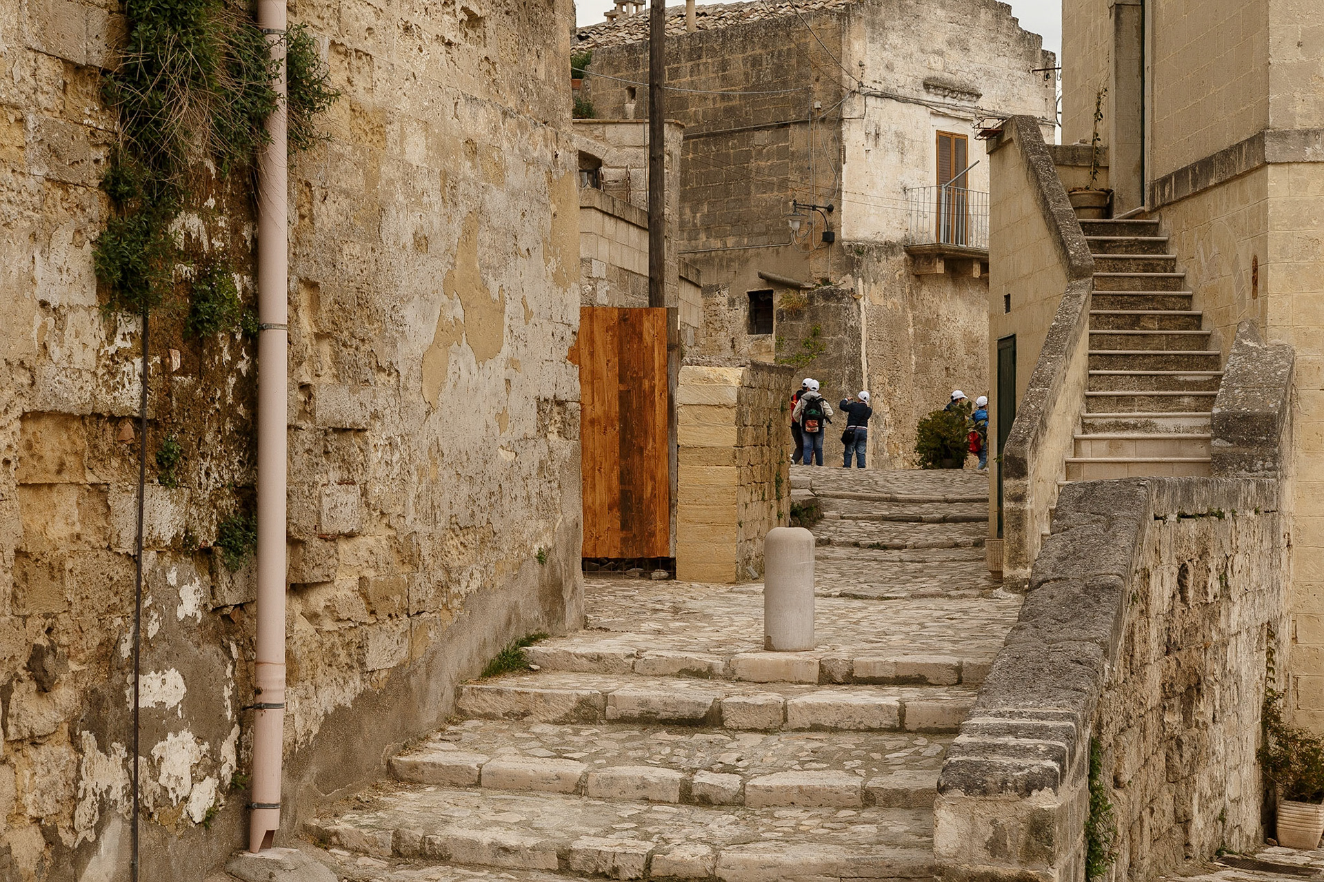 Sassi di Matera, Hinterhof Idylle