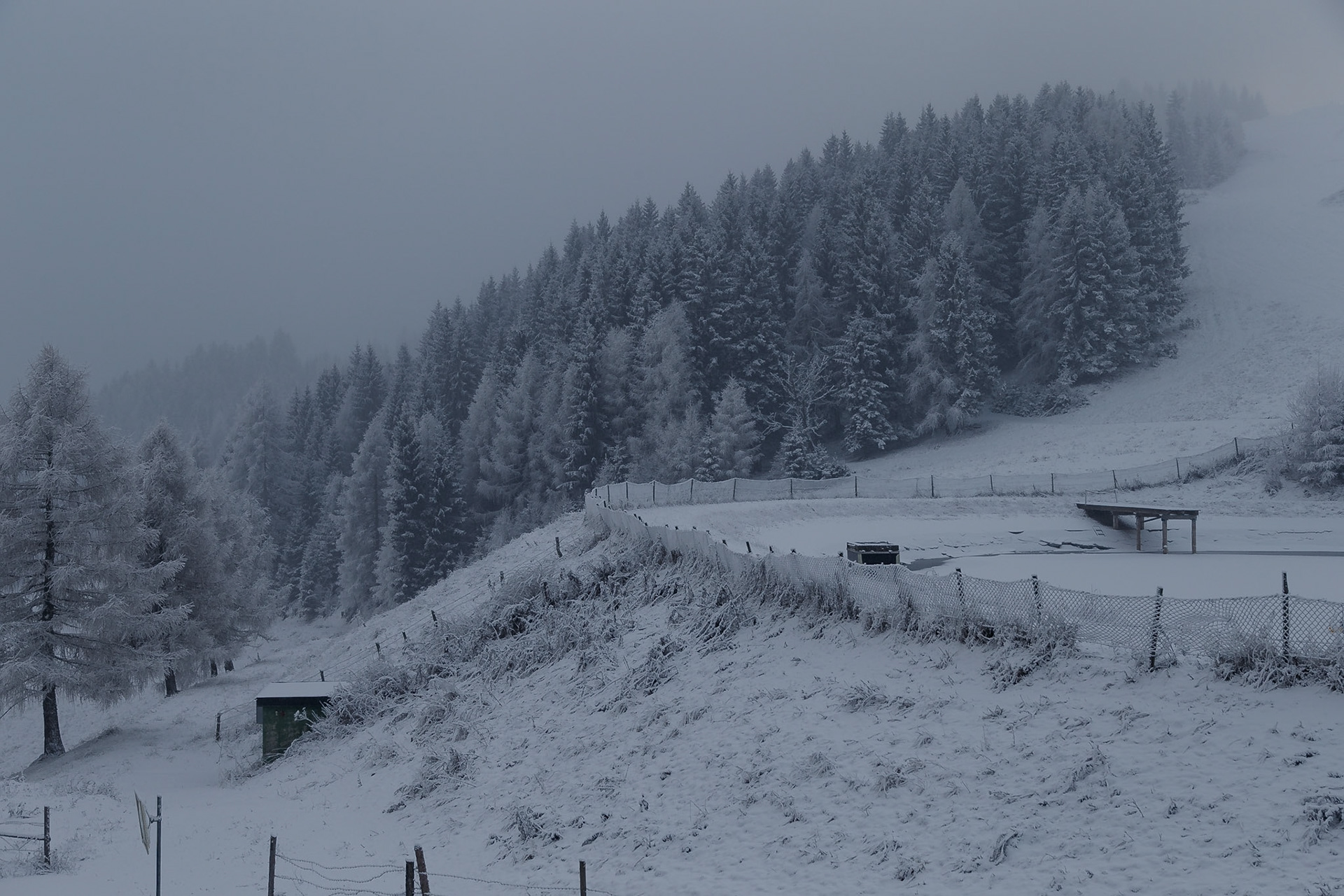 Simonhöhe bei Sankt Urban / Kärnten / Österreich