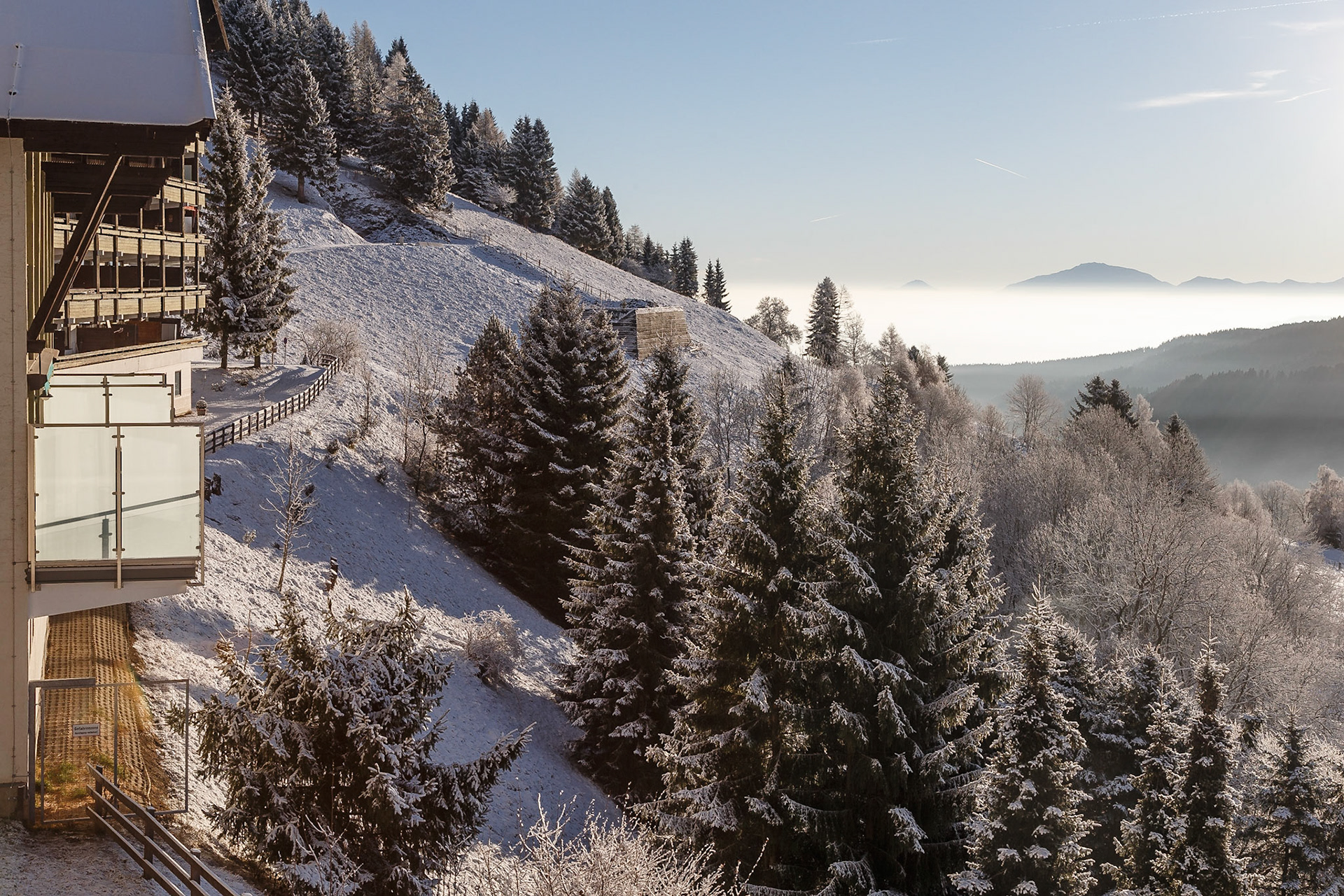 Simonhöhe bei Sankt Urban / Kärnten / Österreich