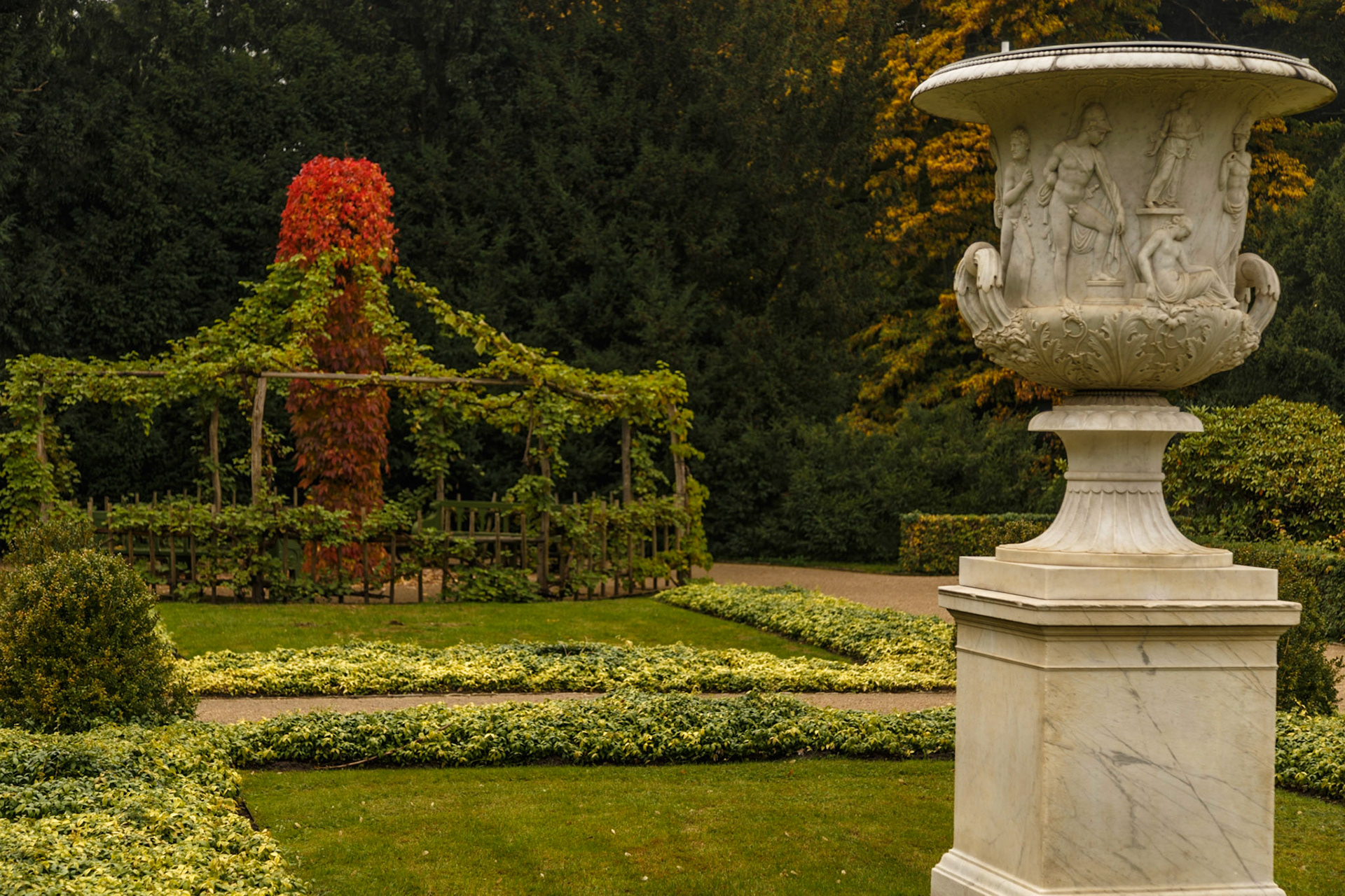 Herbstlicher Schlosspark Sanssouci