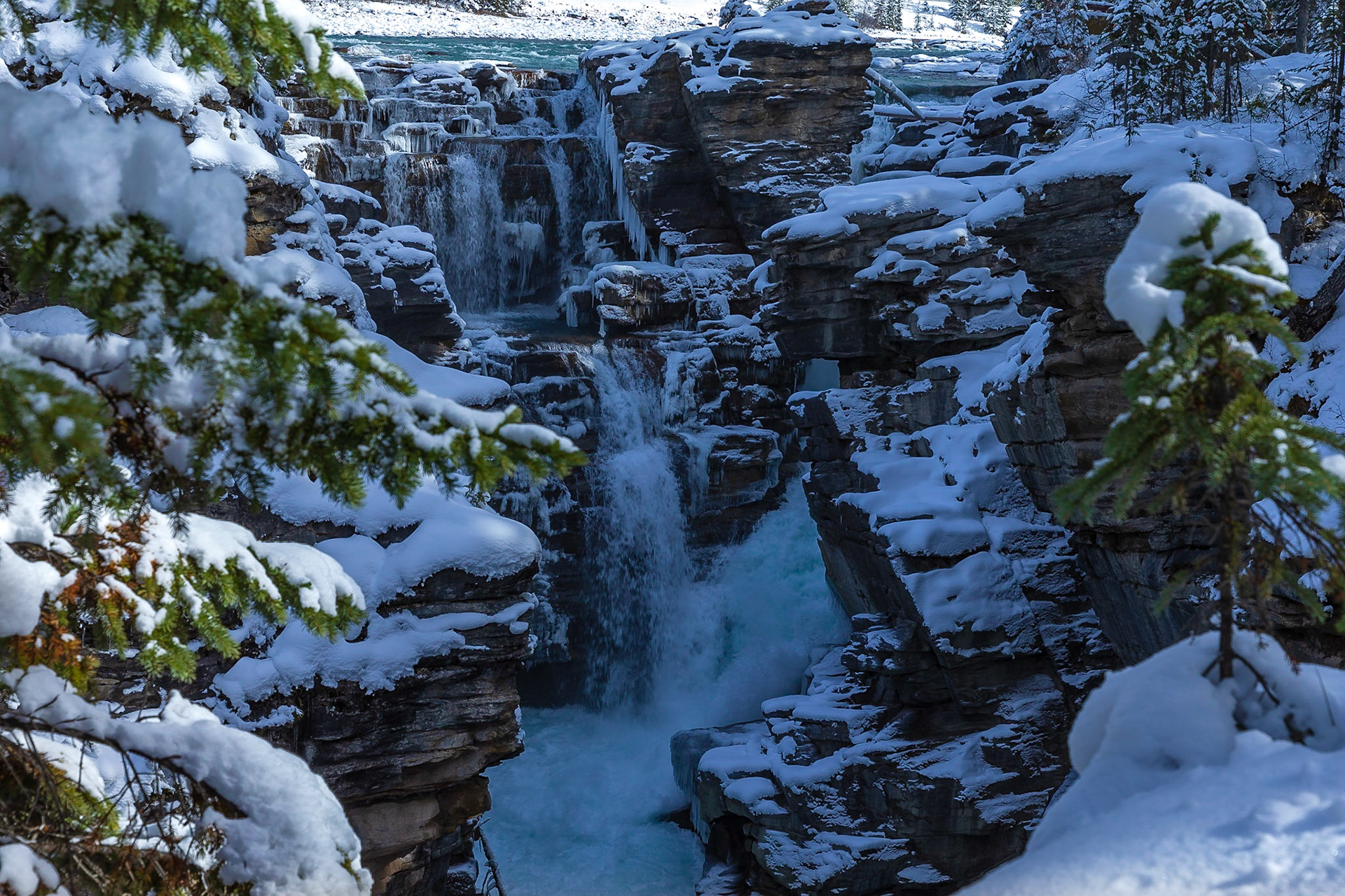 Athabasca Falls Canada West BC