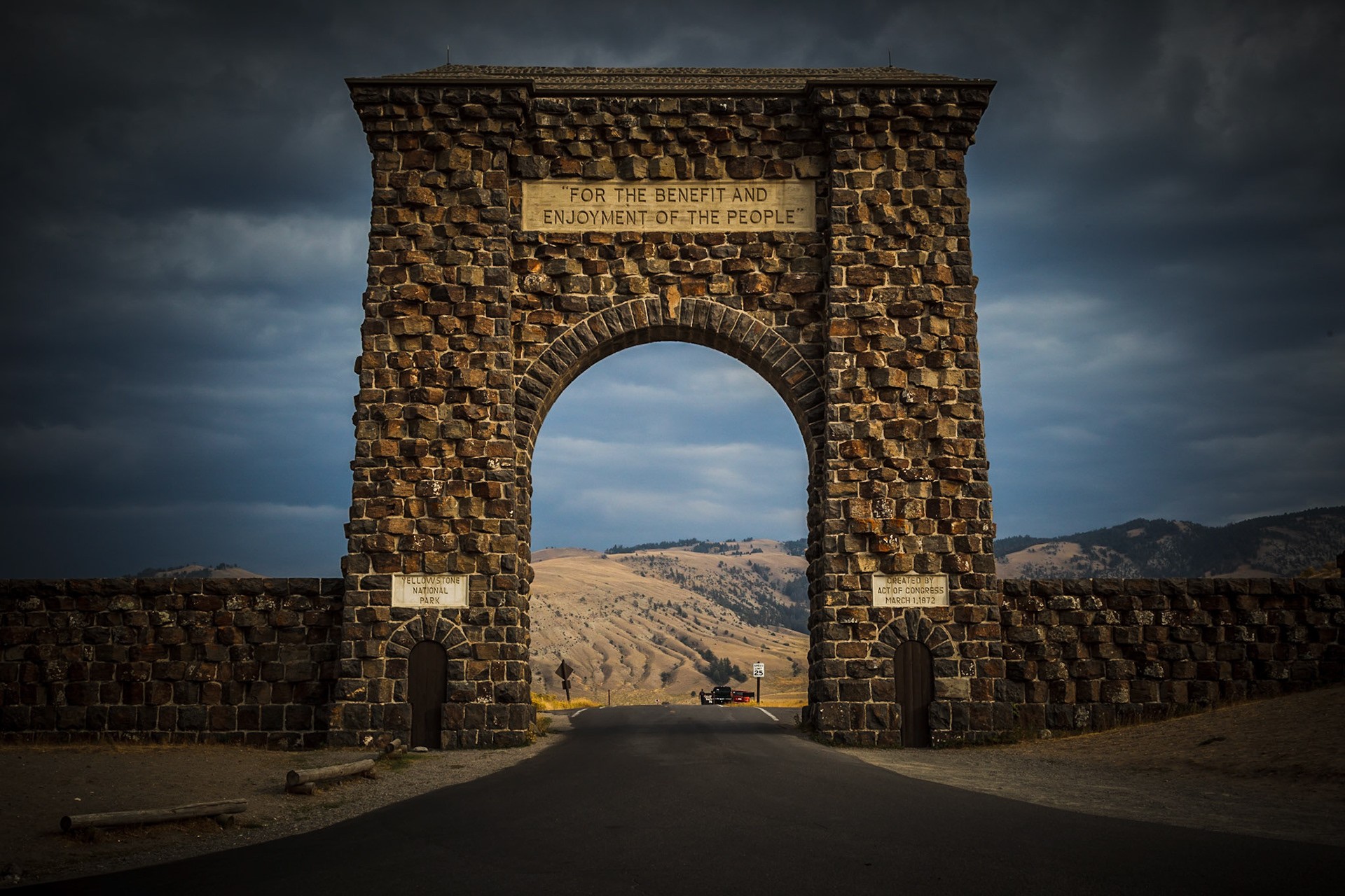Nordeingang zum Yellowstone bei Gardiner