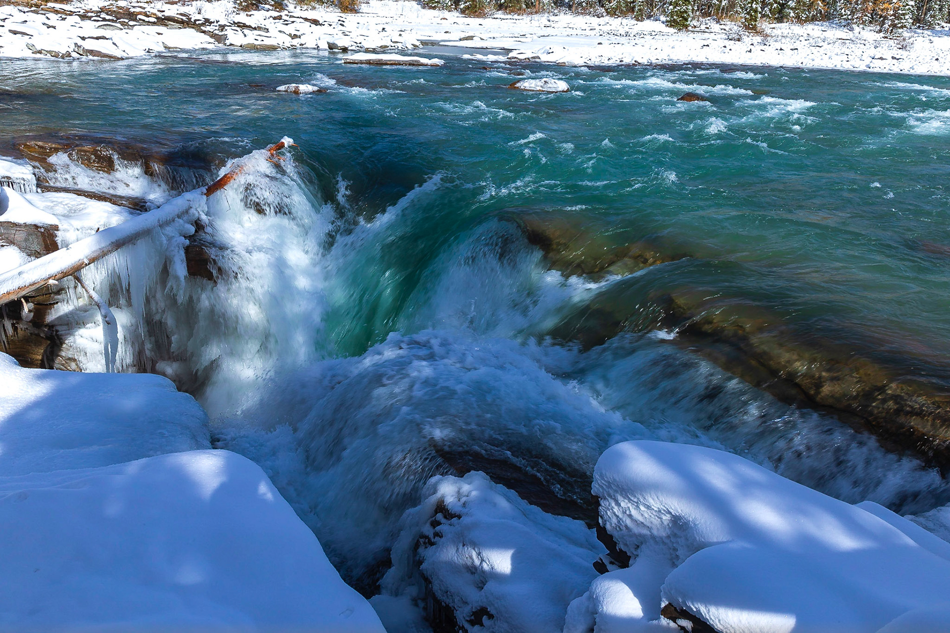 Athabasca Falls Canada West BC