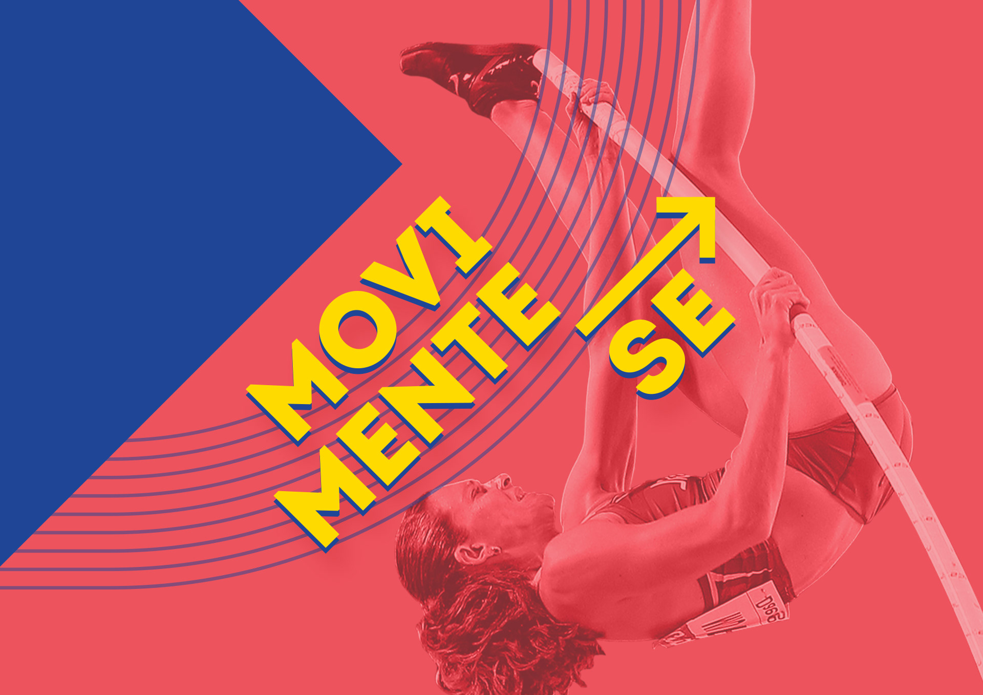 Disarme Grafico_exposição Movimente-se! A física dos esportes, identidade visual.