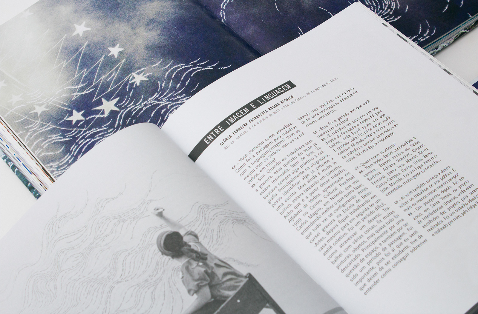 Disarme Grafico_projeto gráfico Entre Imagem e Linguagem, páginas