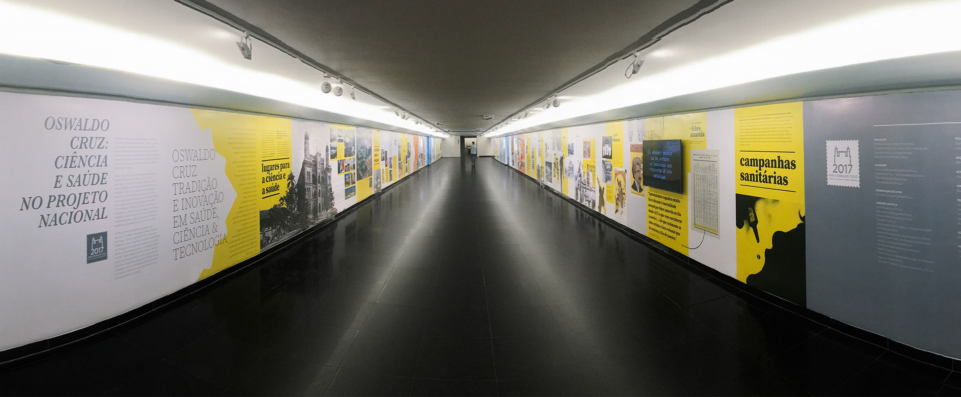 Disarme Grafico_exposição Oswaldo Cruz, ciência e saúde no projeto nacional, panorâmica