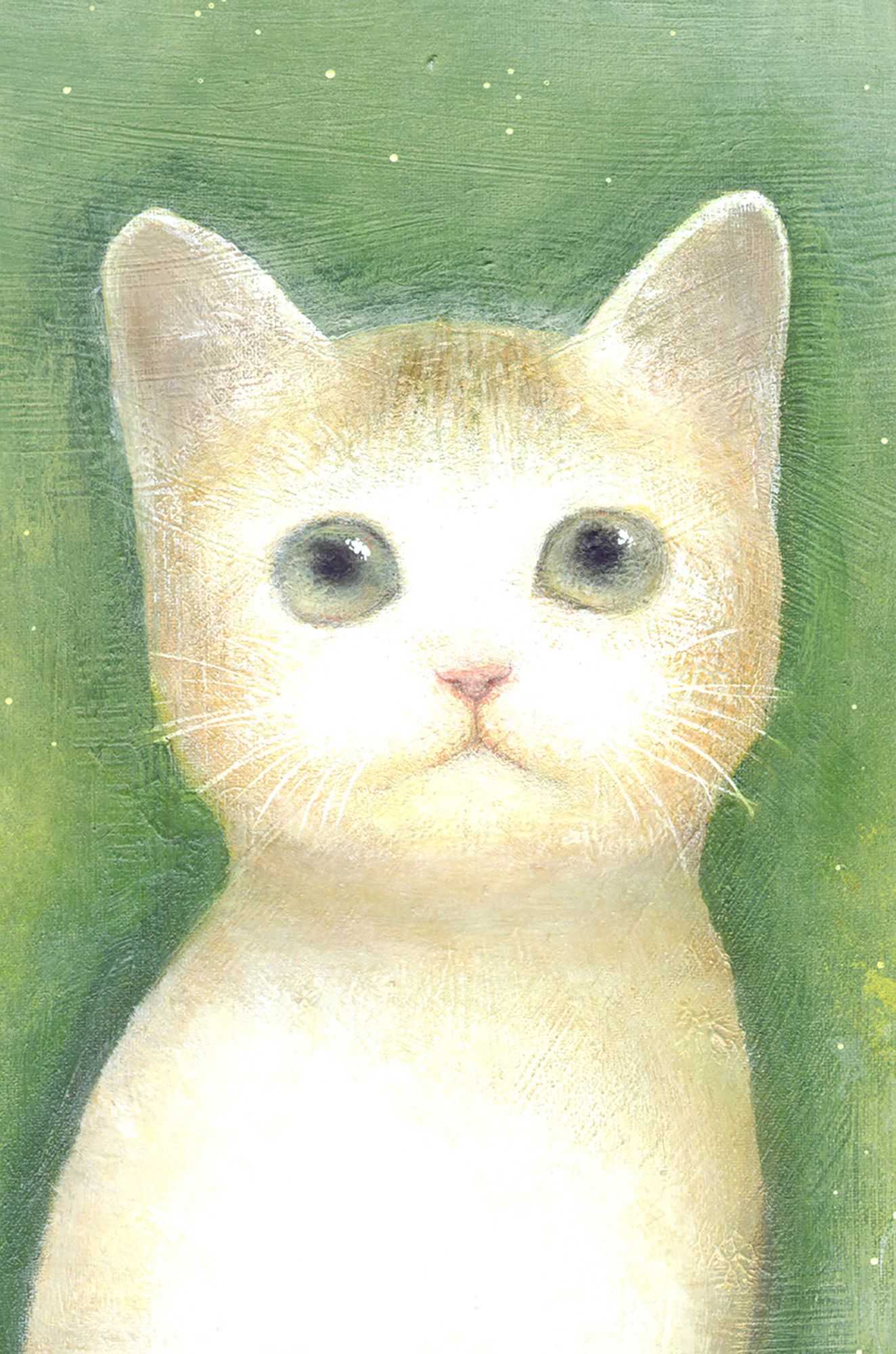 昼下がりの猫(2005・アクリル)