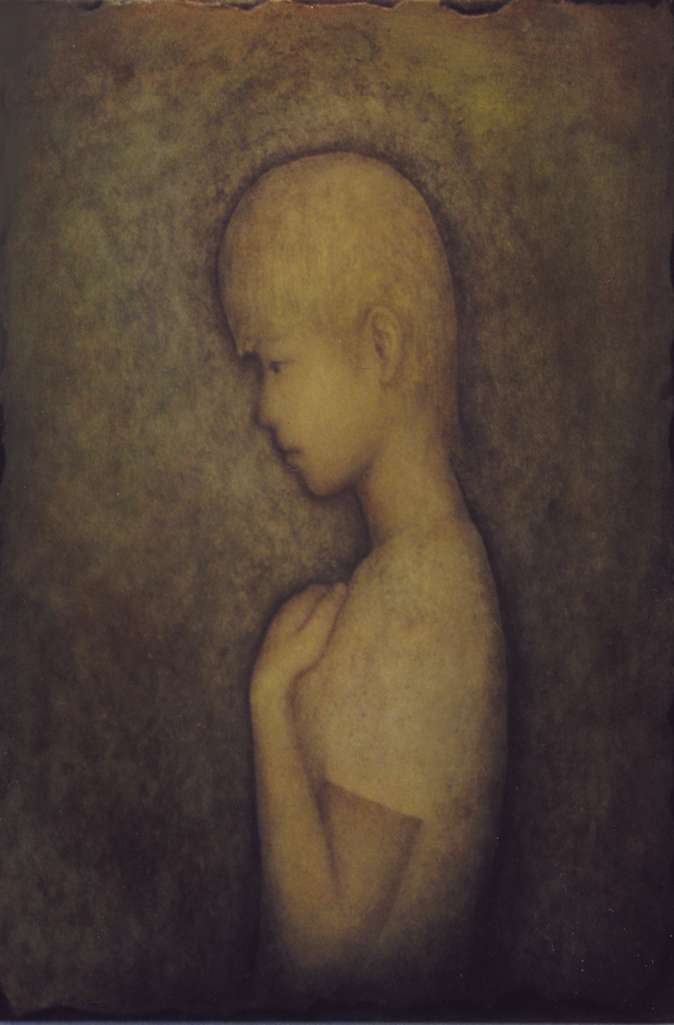思春期(1999・岩絵具、アクリル)