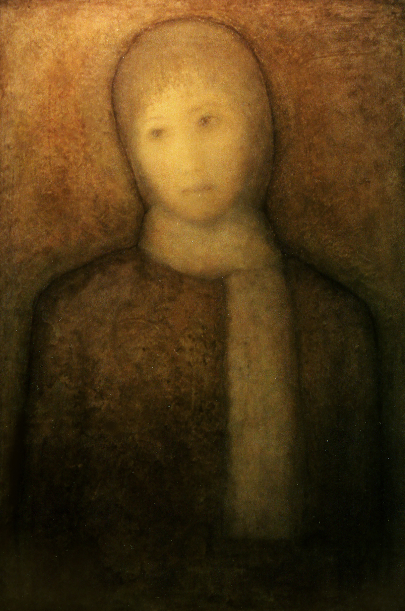 遠くへ(2000・岩絵具、アクリル)