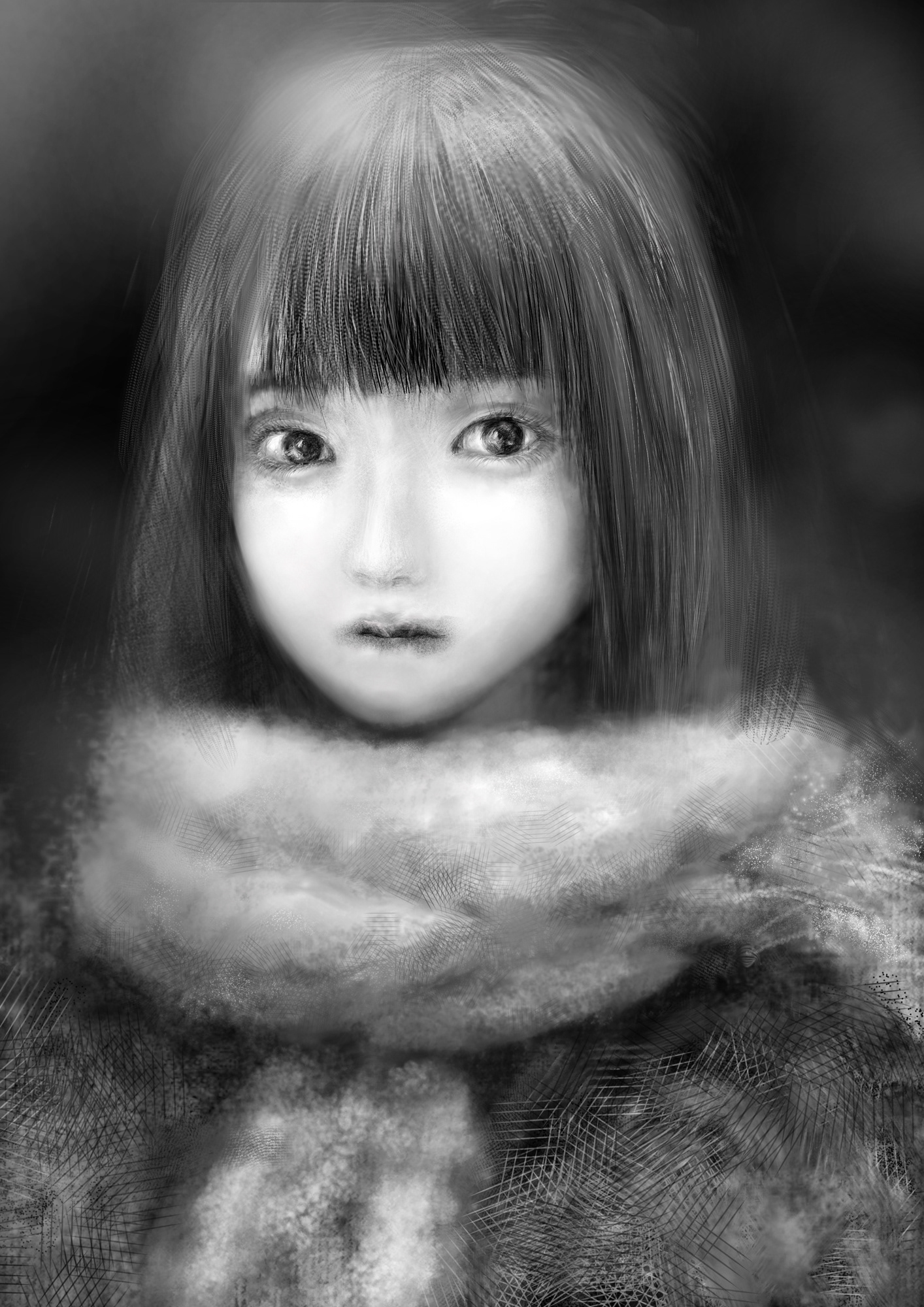 儚き瞬間(2023・iPadpro、ibisPaint)