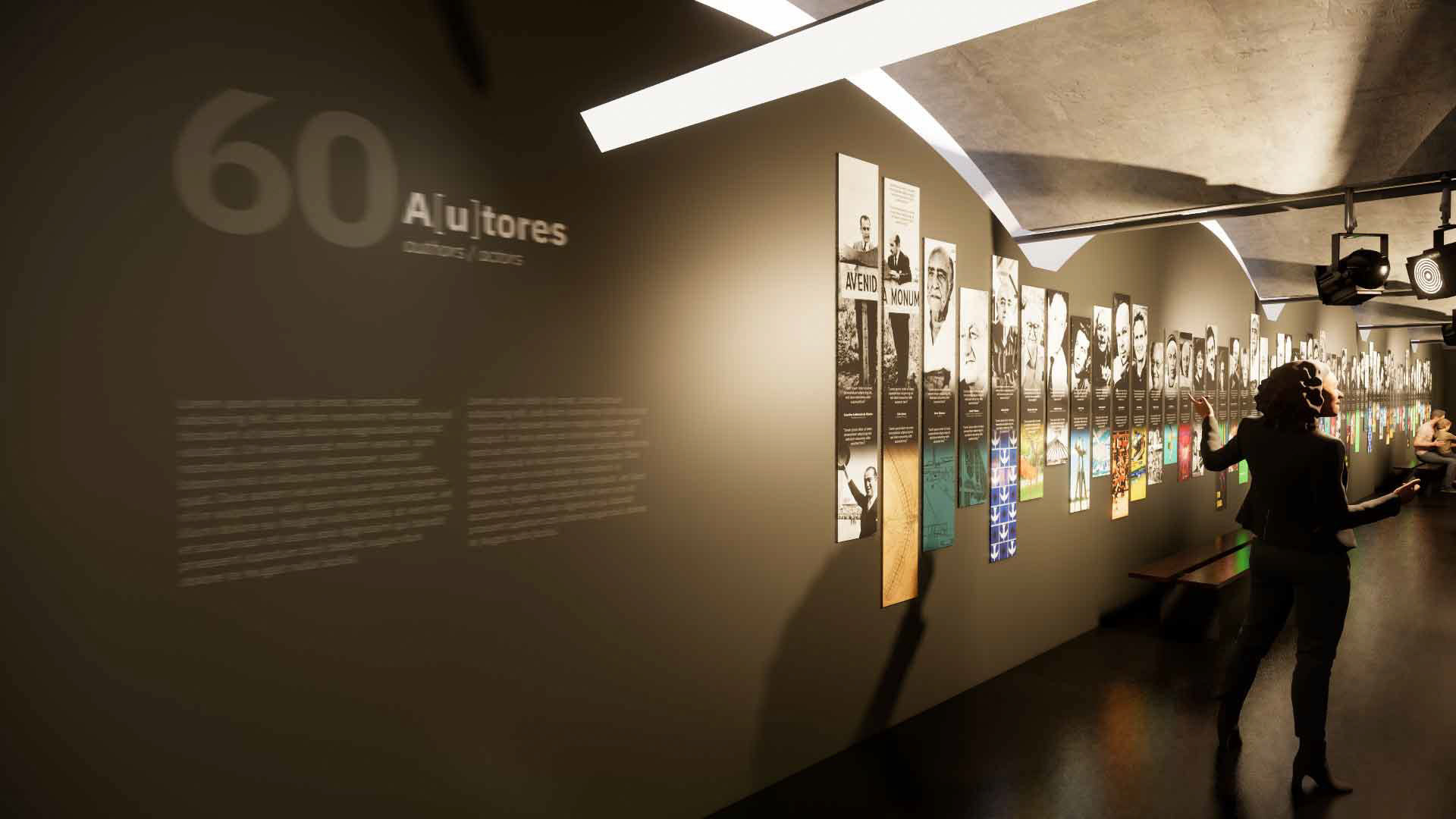 Exposição temporária 60 A[u]tores de Brasília. Esta exposição homenageia os 60 “filhos, ou autores de Brasília”, personagens que de alguma maneira construíram a cultura brasiliense e a vida social da cidade, por meio de suas obras e contribuições. Cada foto deve ser acompanhada de frase curta ou pensamento da pessoa sobre a cidade. 