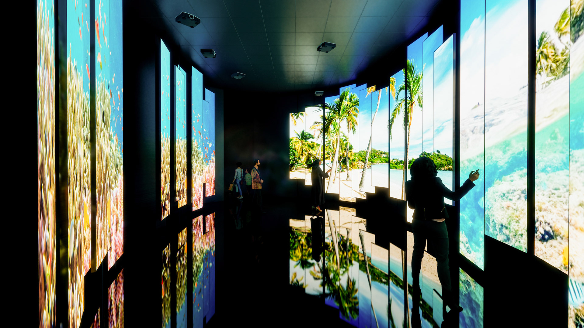 Sala do audiovisual dos biomas da Venezuela