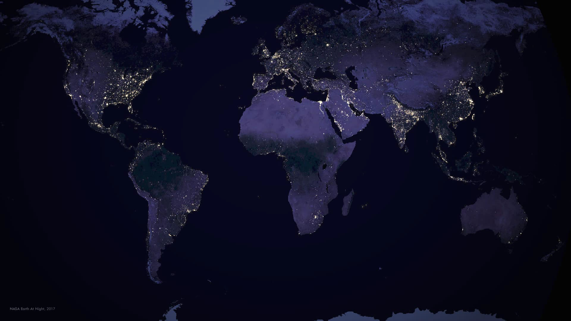 NASA’s Earth at Night imagery
