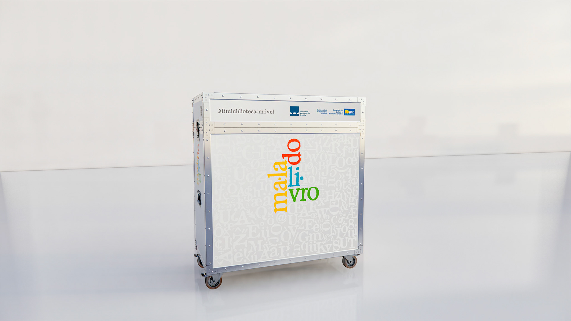 Mala do livro fechada para transporte