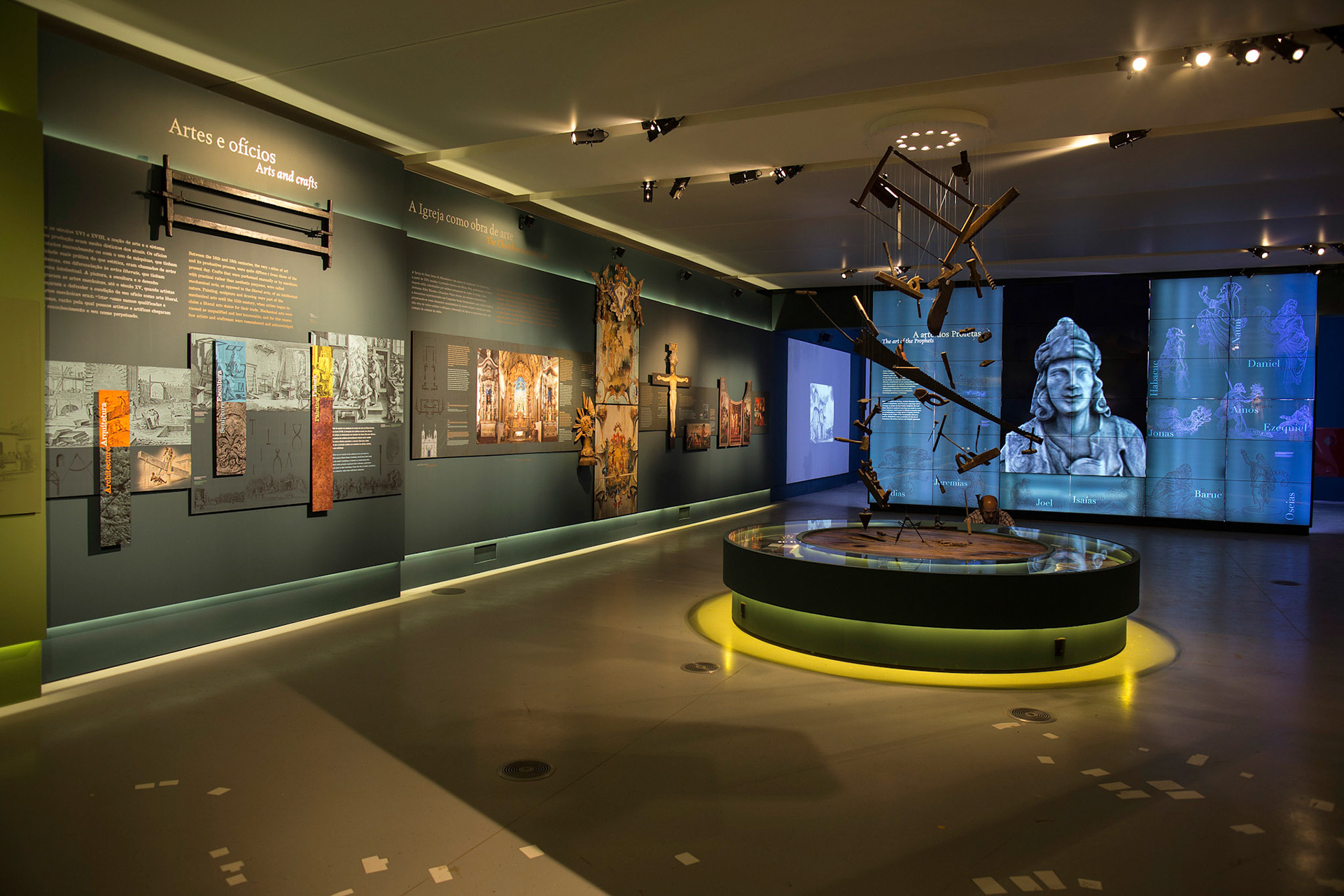 Exposição permanente do museu