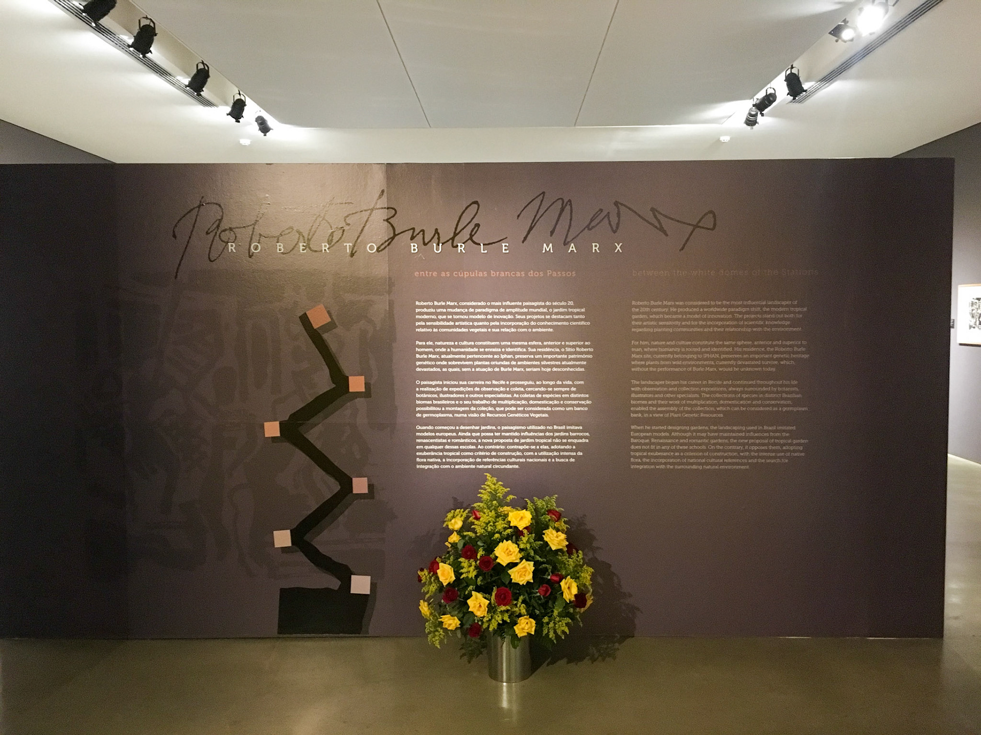 Painel de Introdução da exposição