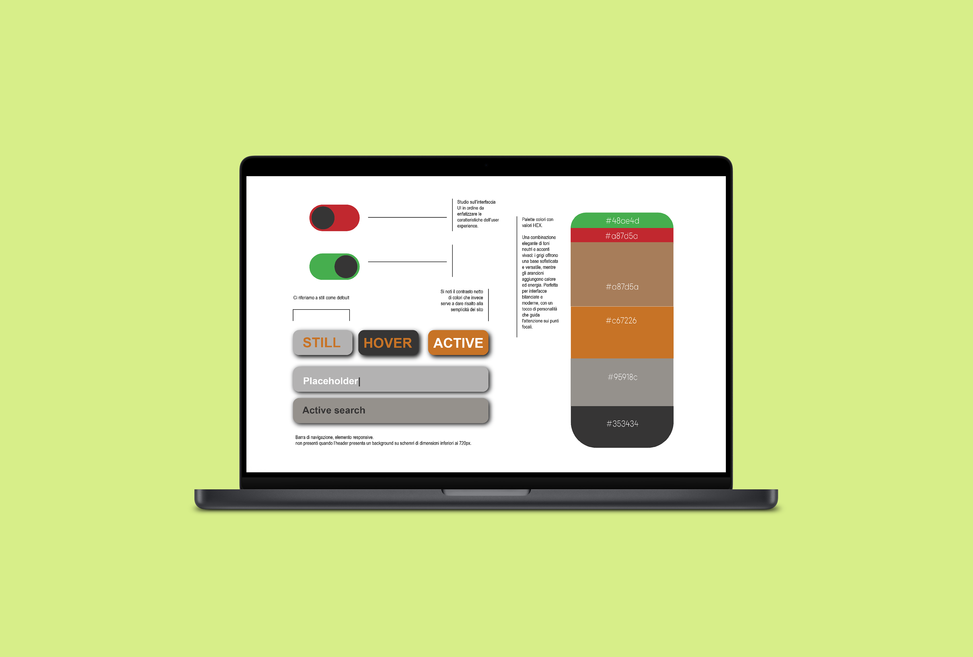 Development of UI