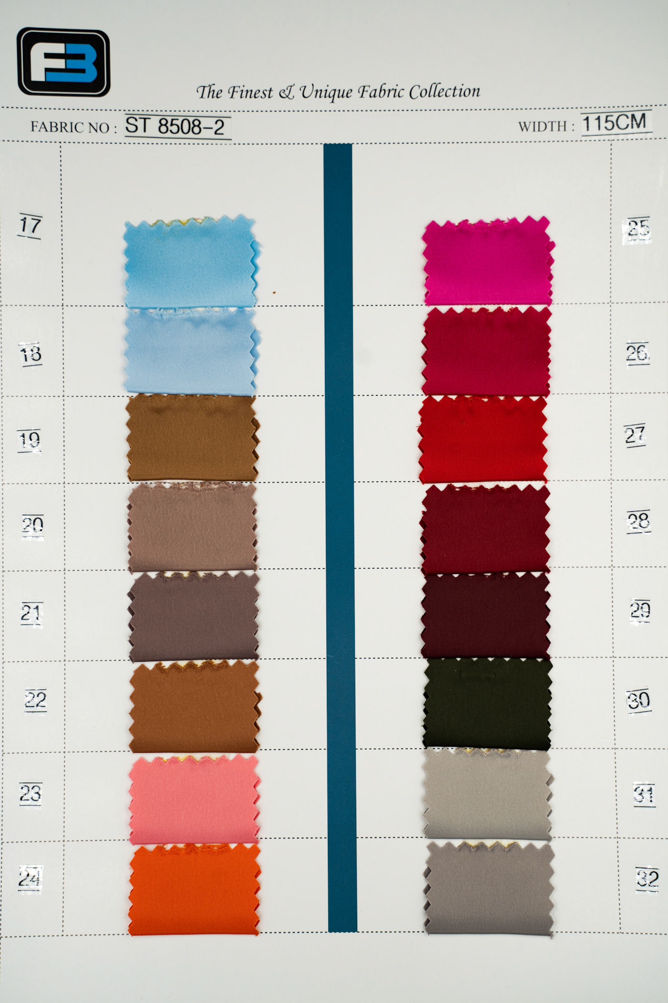 Stretch Satin. Suitable For Slim Blazer, Suit, Dress, Skirt & Jumpsuit