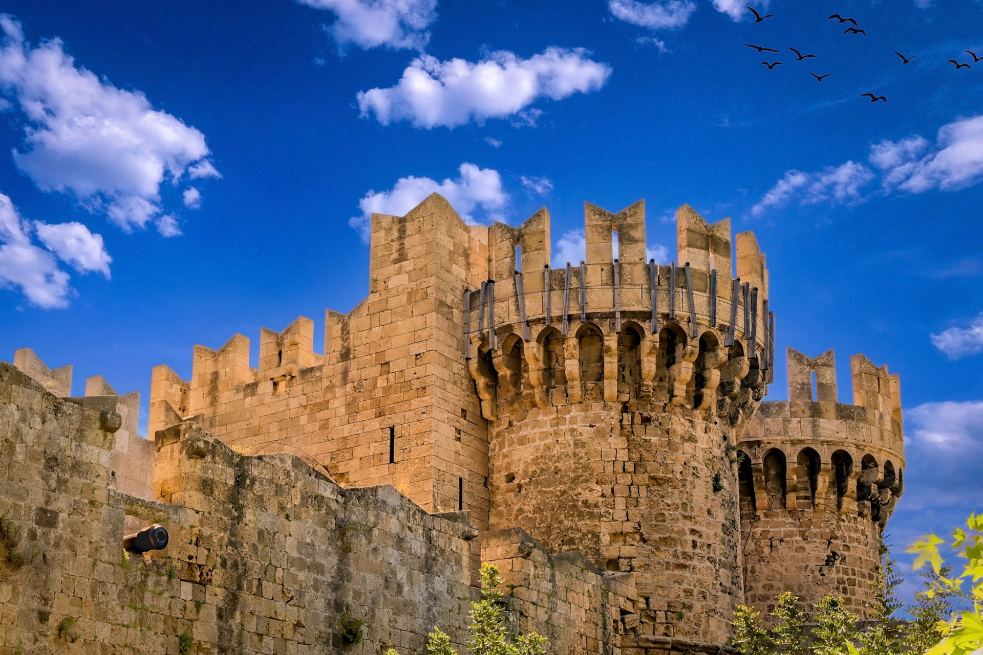 Castle, Rhodes, Greece