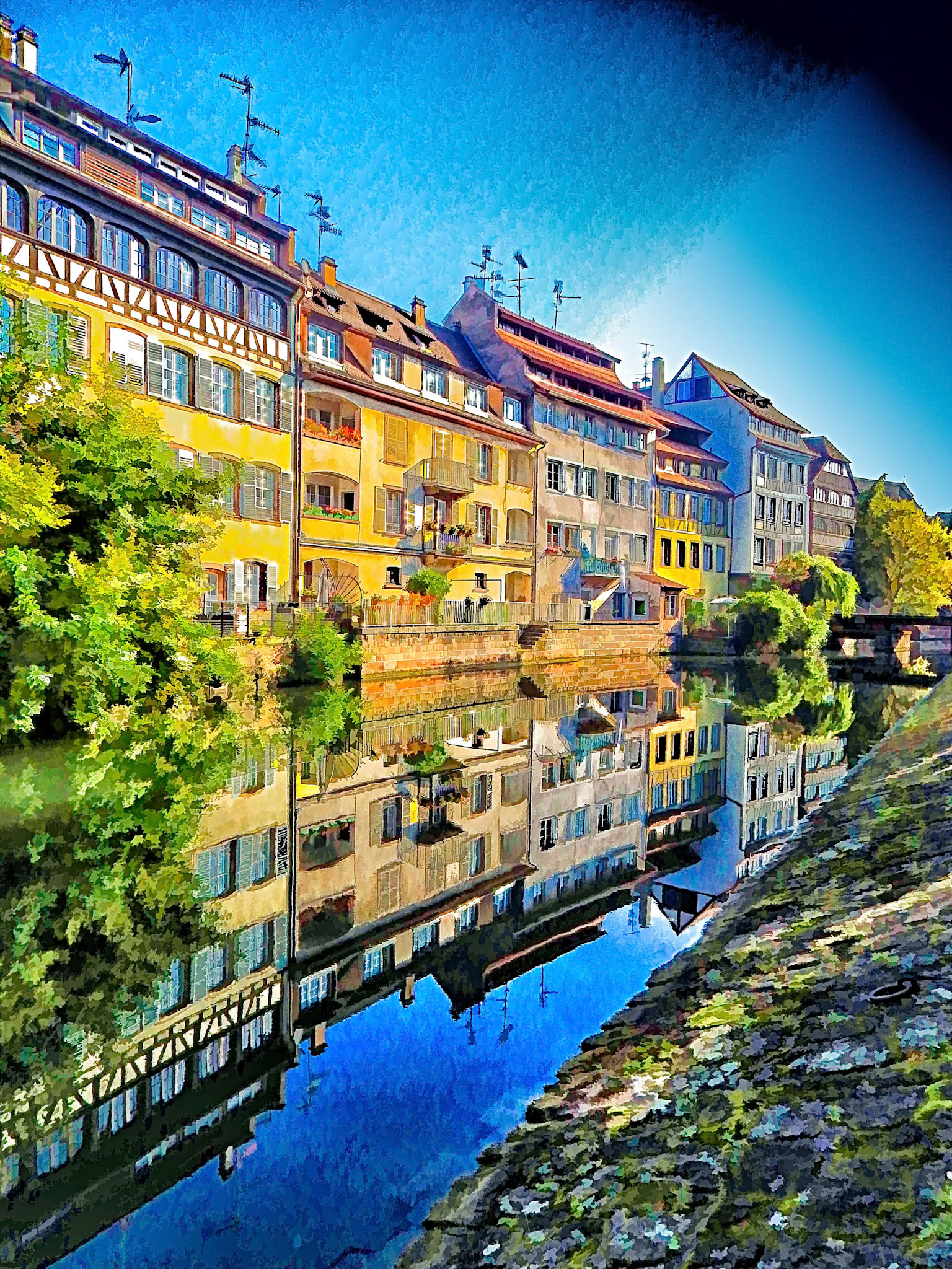 A beautiful sunny day in Heidelberg Germany.Located about 78 km (48 mi) south of Frankfurt, Heidelberg is the fifth-largest city in Baden-Württemberg. Heidelberg is part of the densely populated Rhine-Neckar Metropolitan Region.