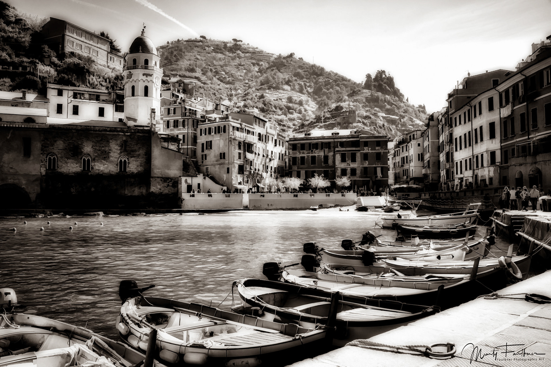Boats awaiting customers. Cinque Terre, Italy. Specifically, this is Vernazza.