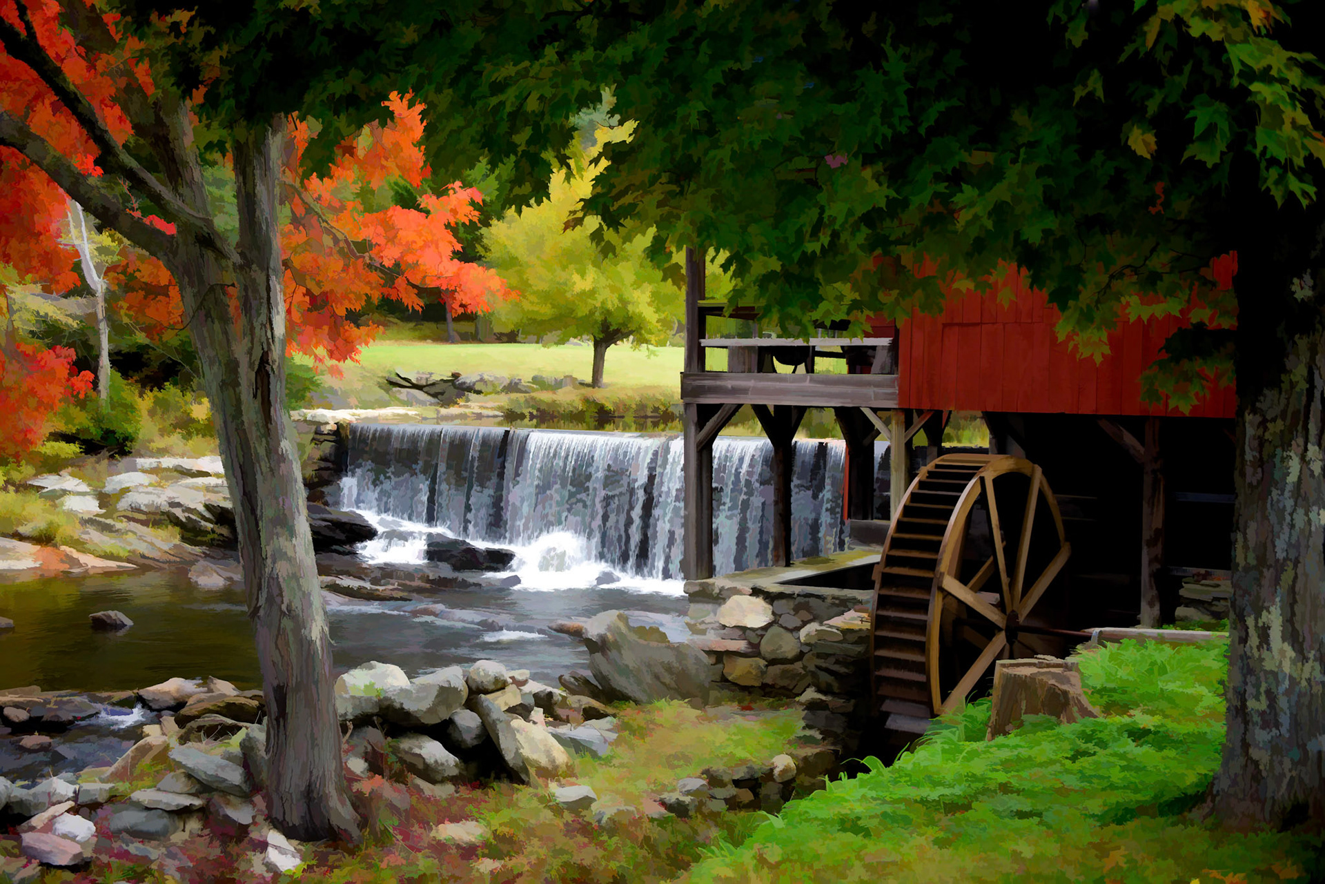The old mill, Weston, VT
