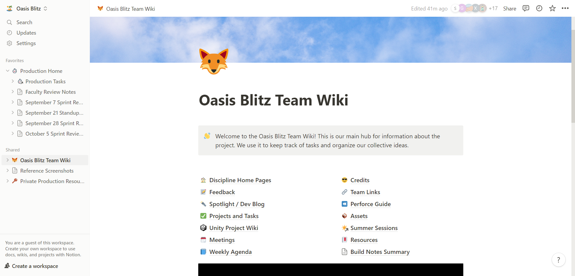 Notion wiki