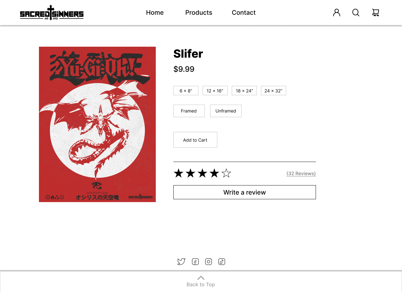 Product Page