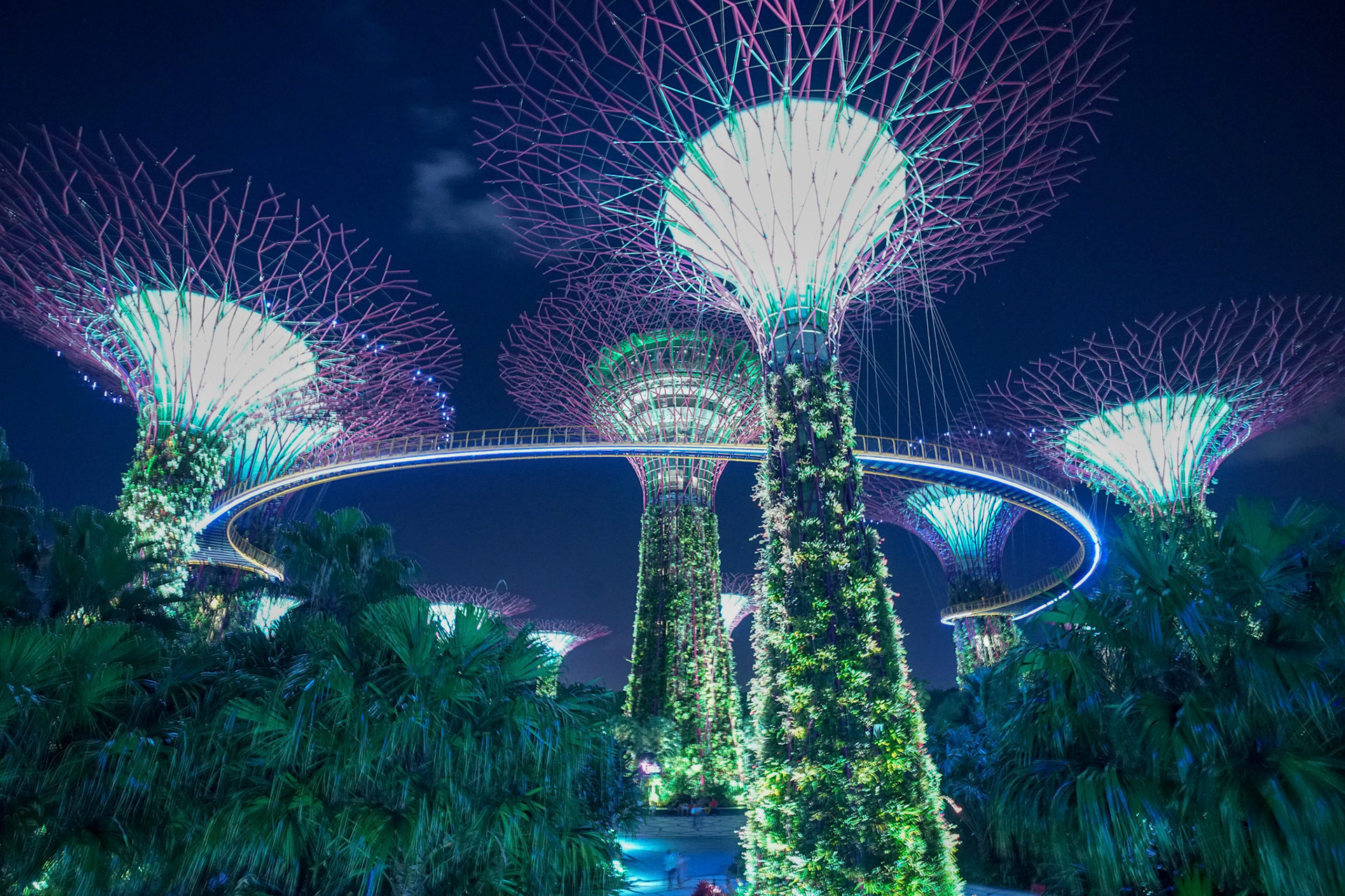 Marina Bay light show