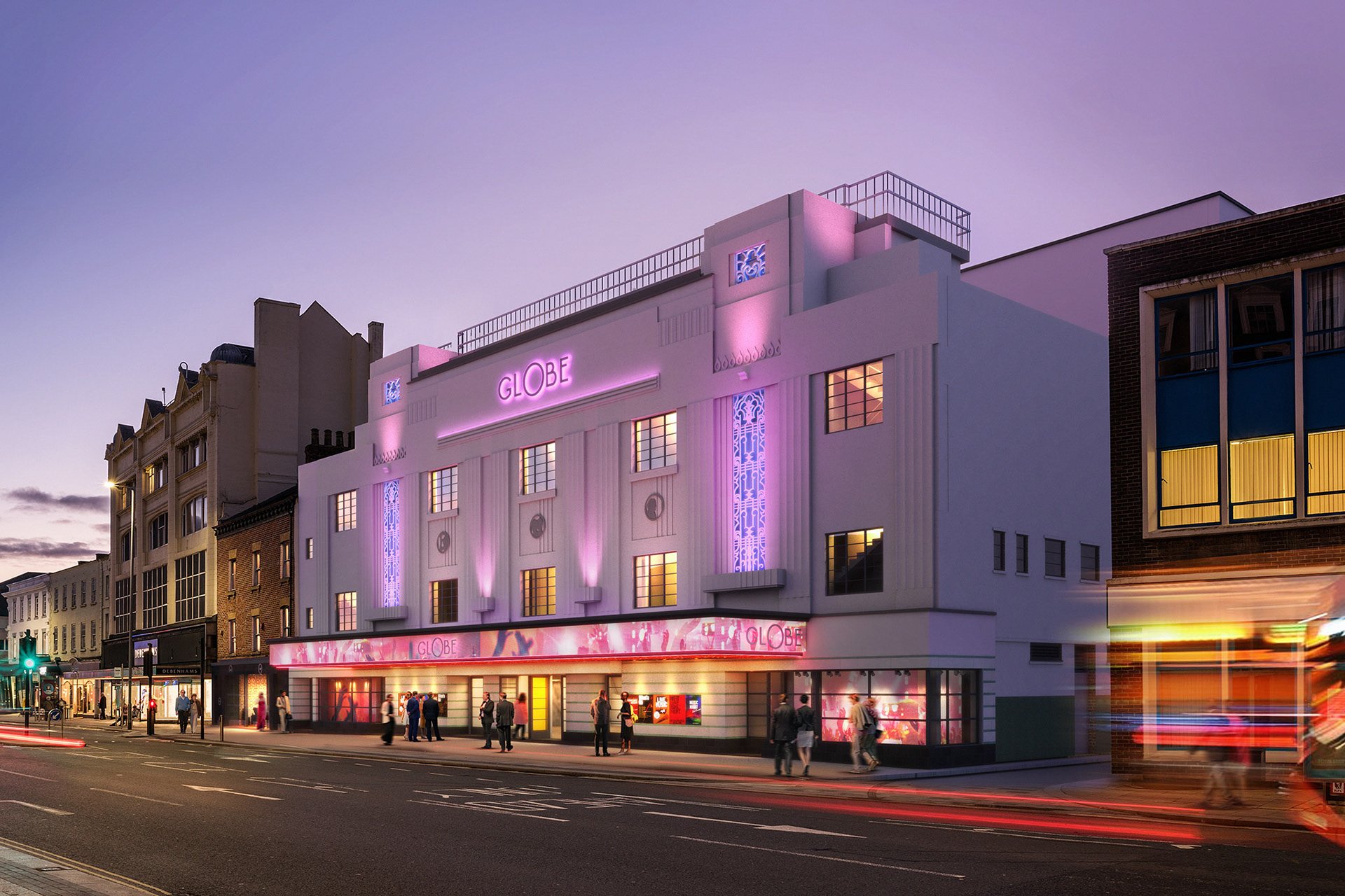 Proposed View from North - Showtime