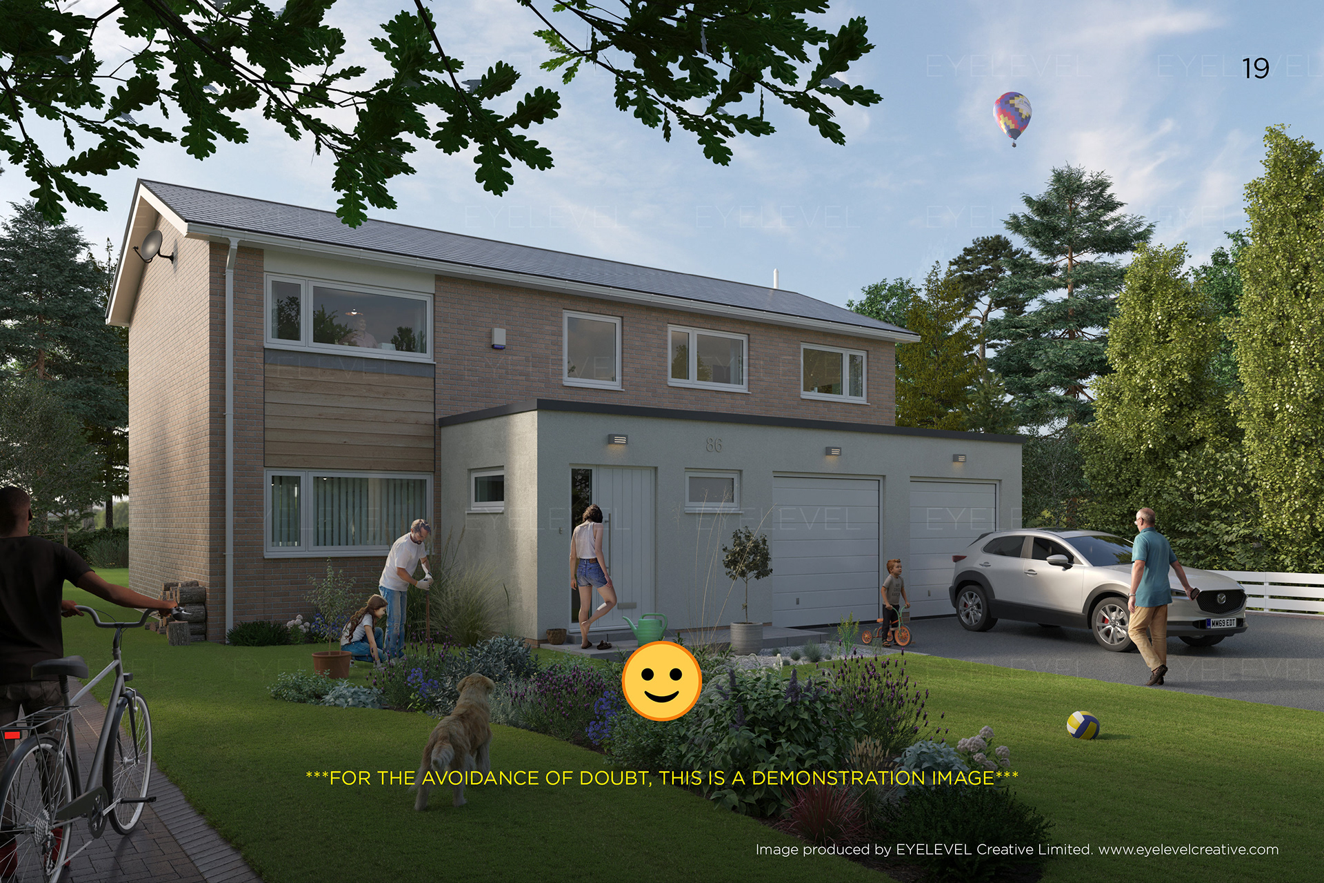 Entourage & Assets - Use entourage to reinforce image narrative and give viewers more visual interest. 3D Assets will receive light, shadow and colour from environment lighting. Make it believable.