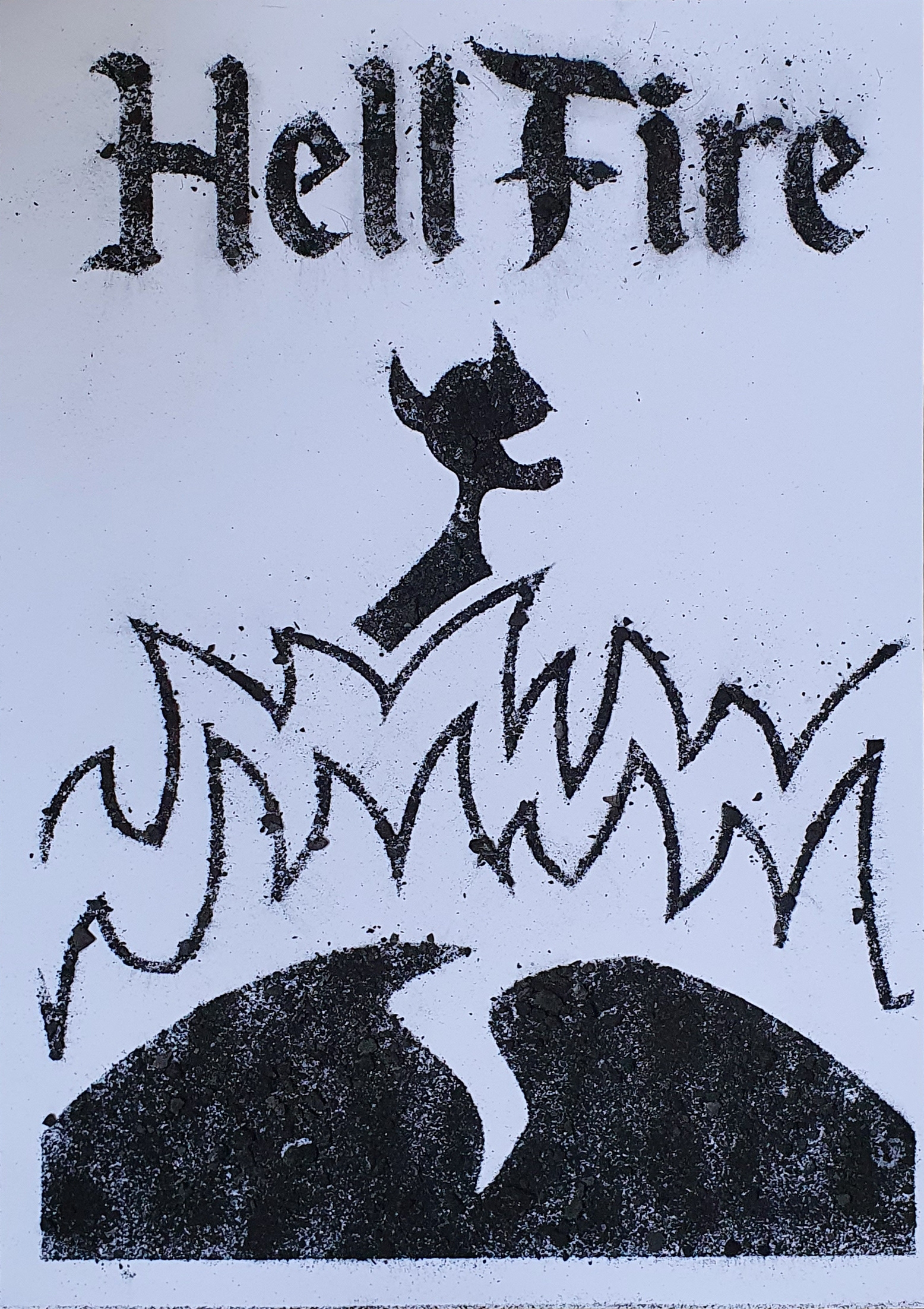 Analog Poster (made w/ ash)