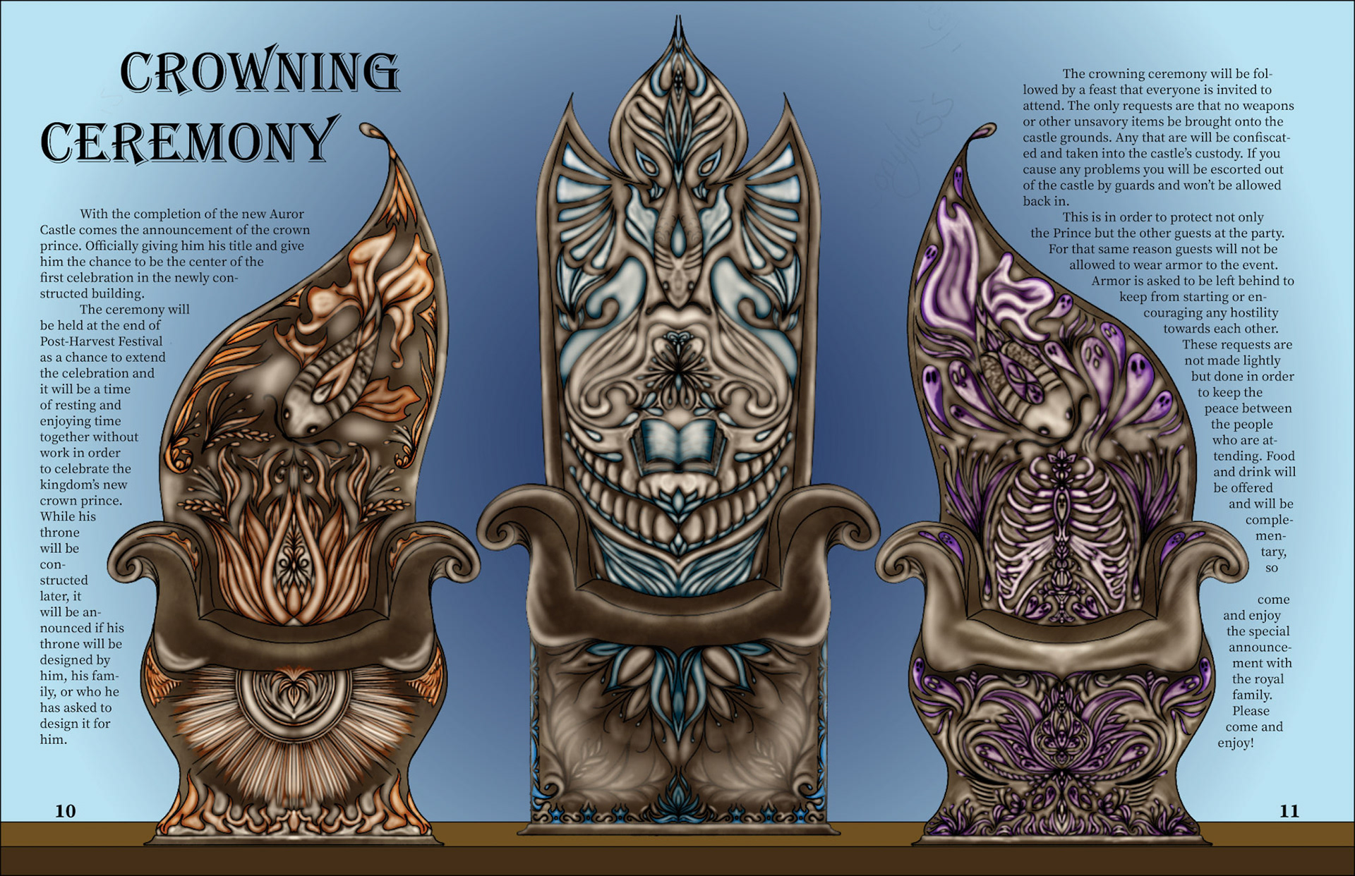 Crowning Ceremony Spread