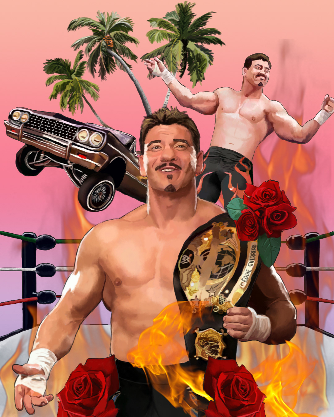Eddie Guerrero in Photoshop