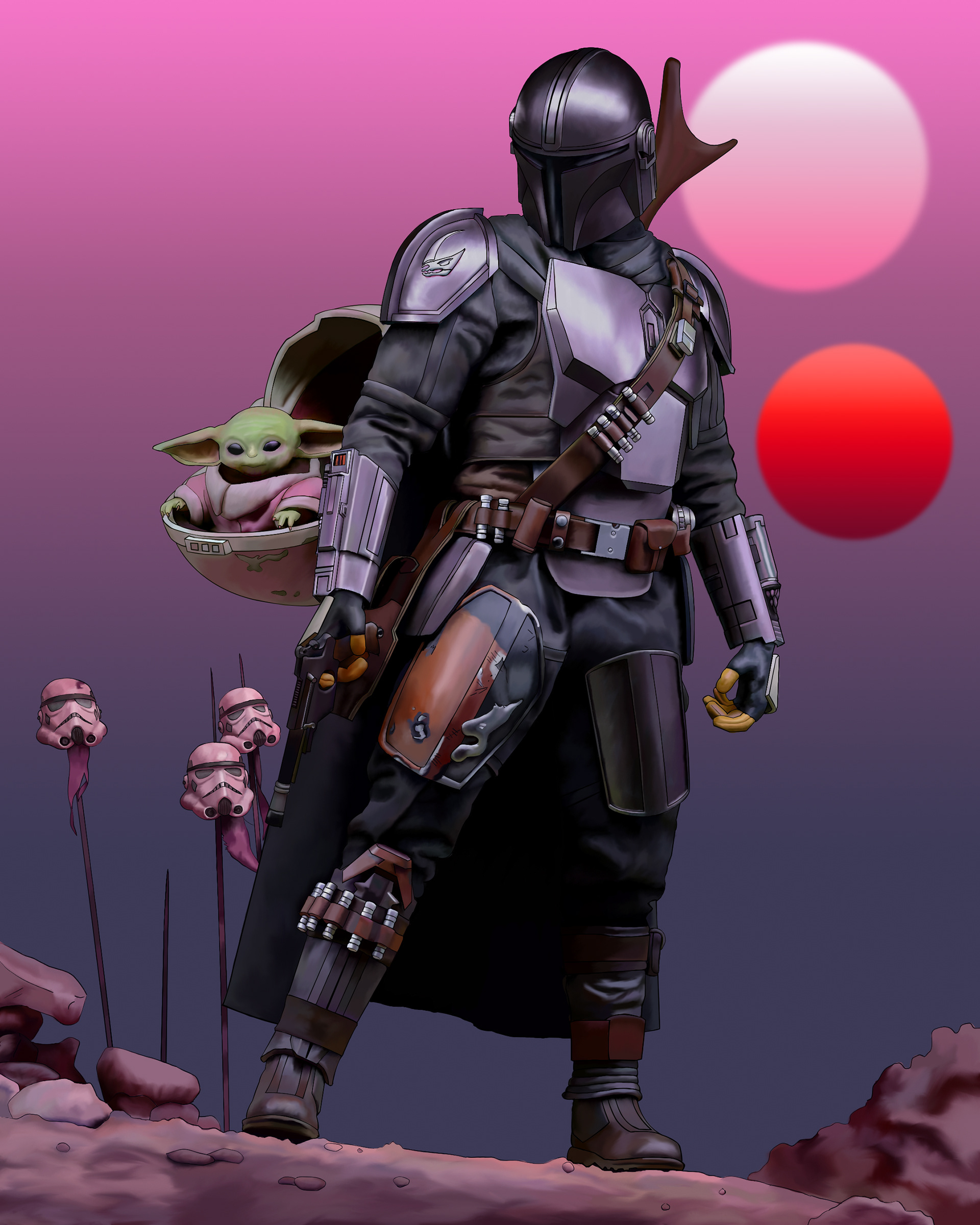 The Mandolorian in Photoshop