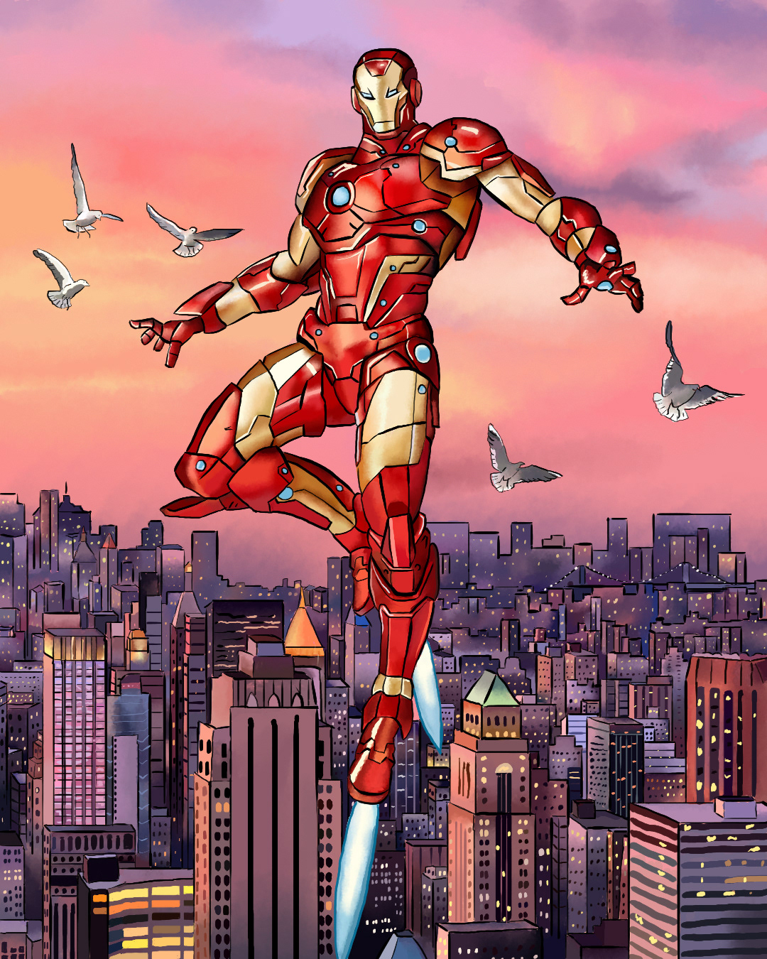Iron Man in Photoshop