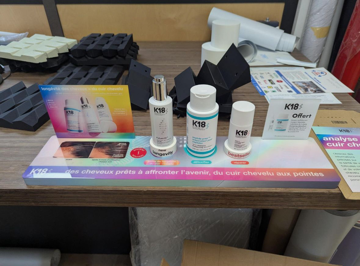 Sephora France Champs Elysses Hair Bar Prototype photo